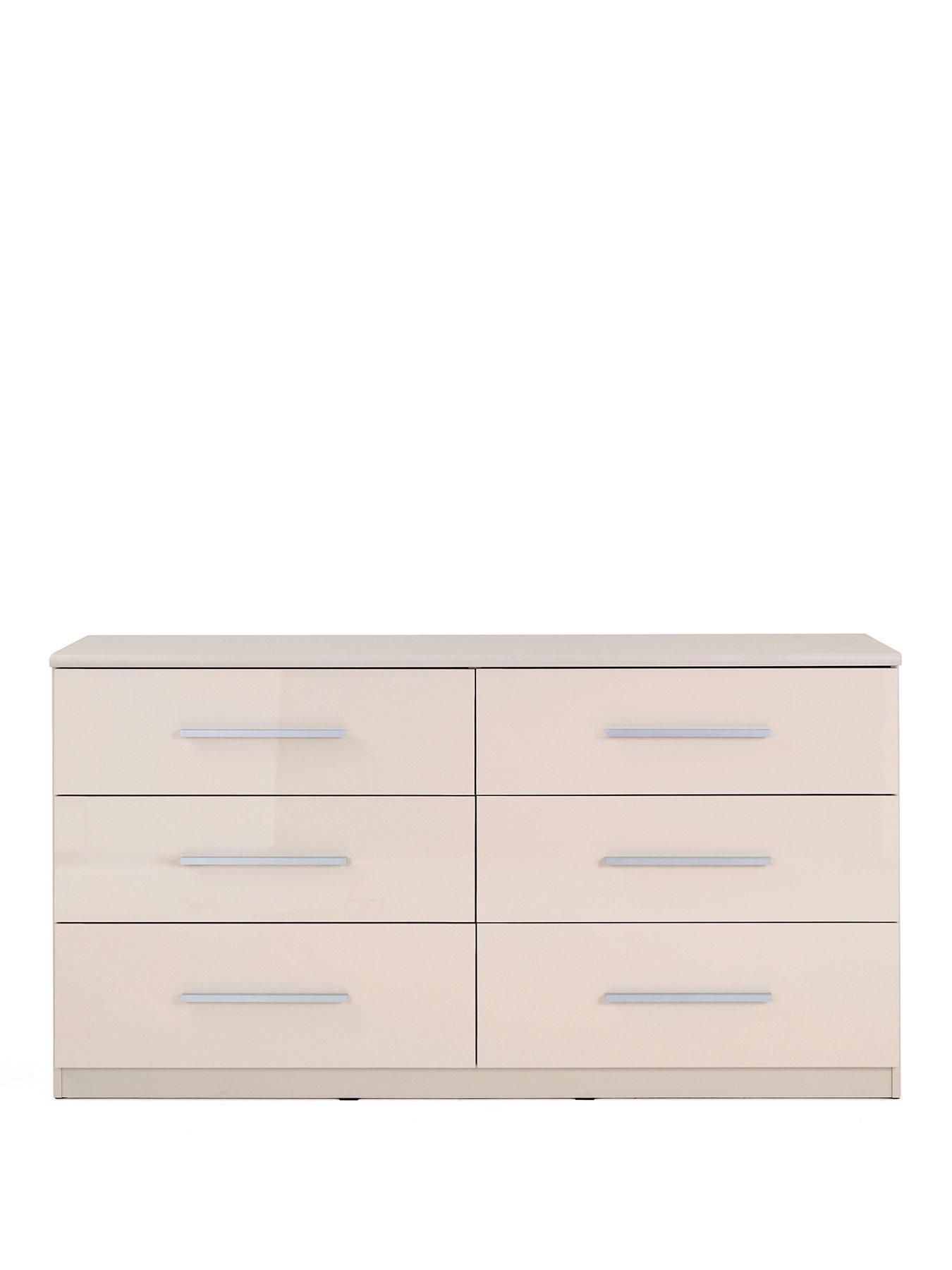 Image 2 of 7 of The Very Collection Prague Gloss 6 Drawer Chest - FSC&reg; Certified