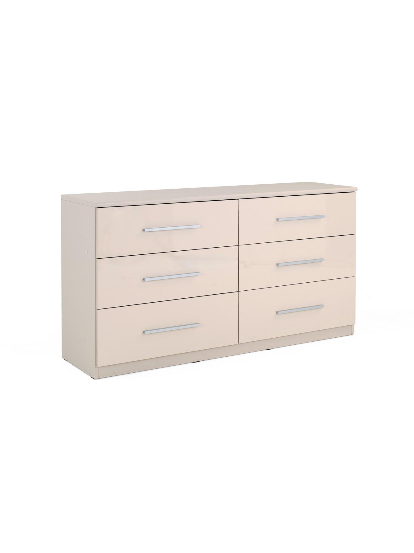 Image 3 of 7 of The Very Collection Prague Gloss 6 Drawer Chest - FSC&reg; Certified