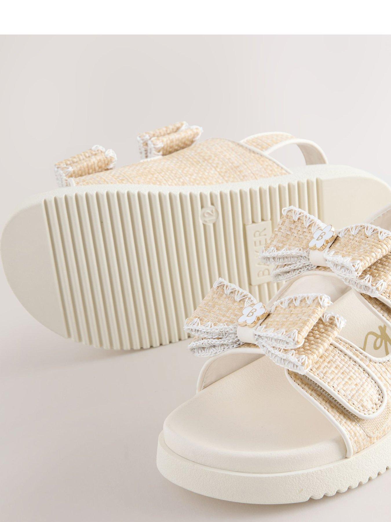Image 5 of 5 of Ted Baker Older Girls Strap Buckle Sandals - Beige