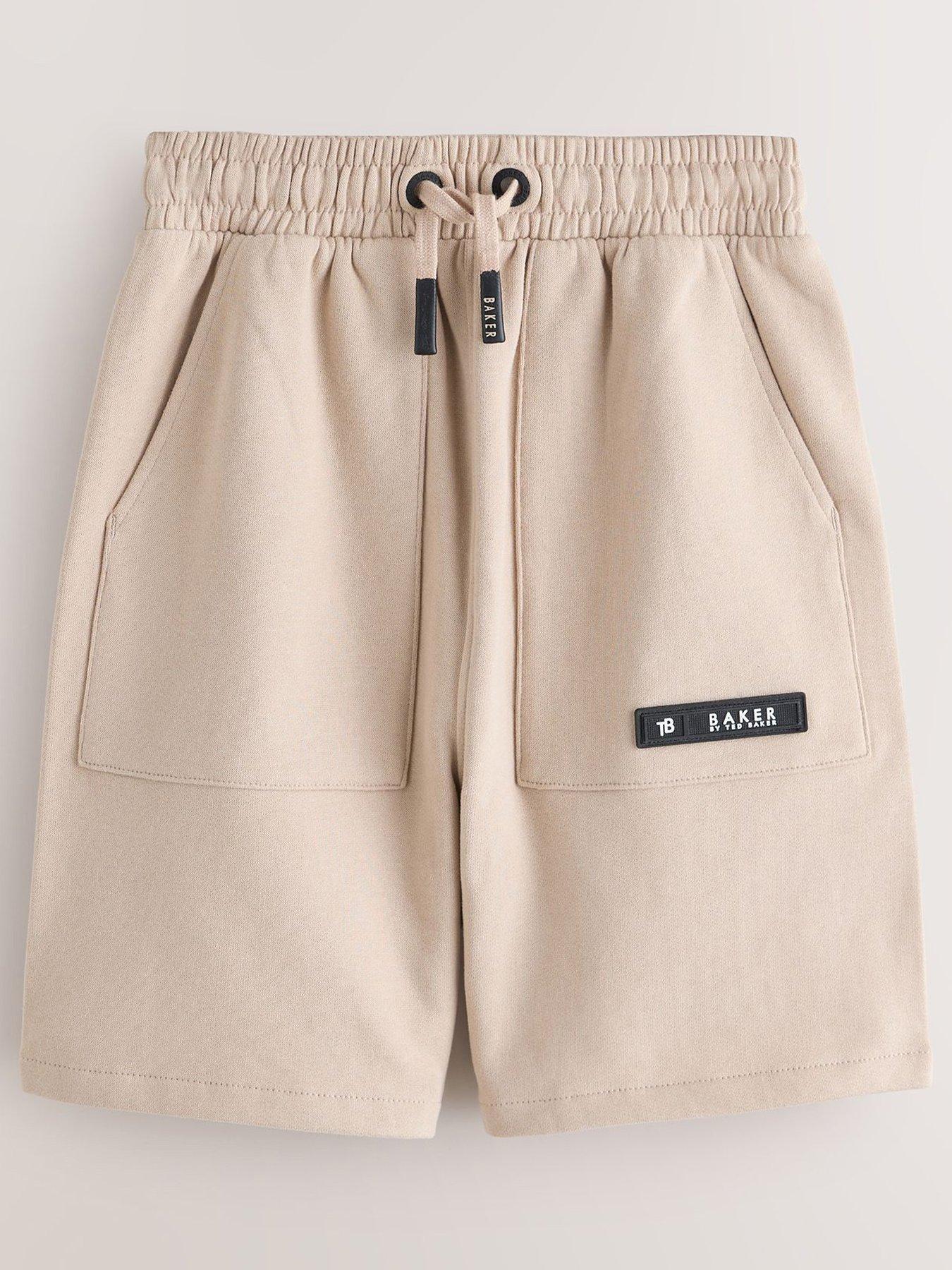  image of ted-baker-older-boys-3-pack-logo-shorts-neutral