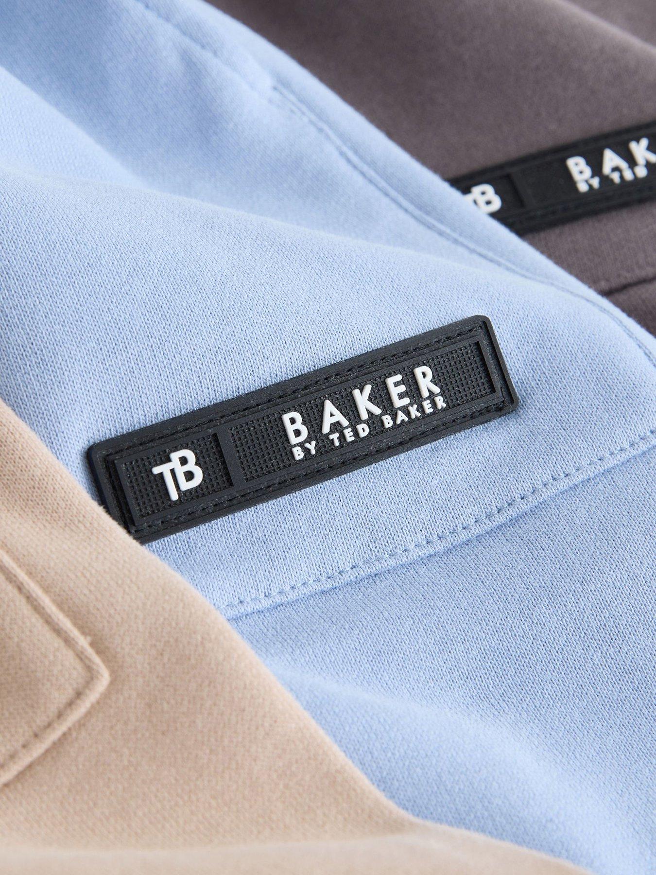  image of ted-baker-older-boys-3-pack-logo-shorts-neutral