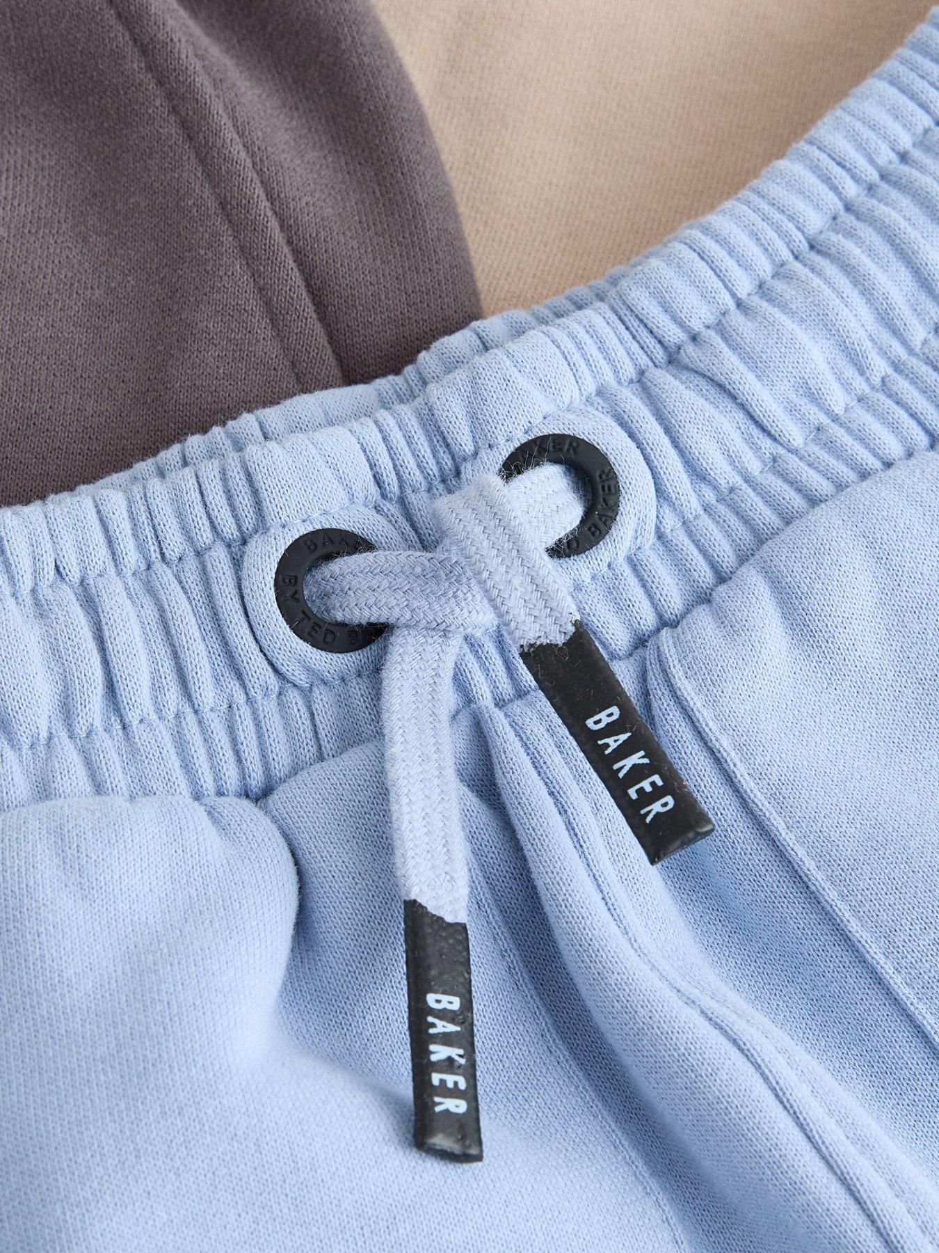  image of ted-baker-older-boys-3-pack-logo-shorts-neutral