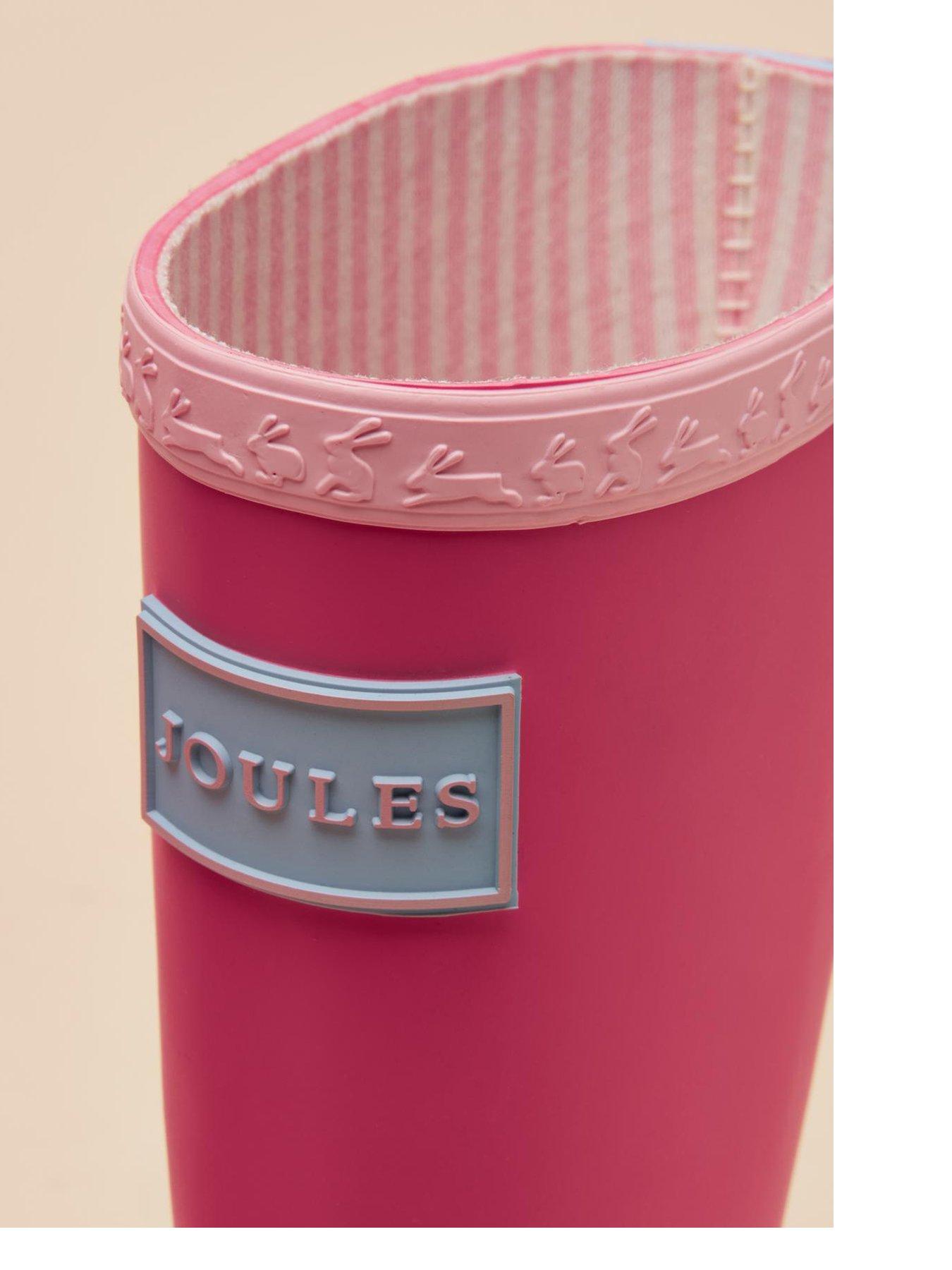 Image 4 of 6 of Joules Girls Colourblock Wellies - Pink