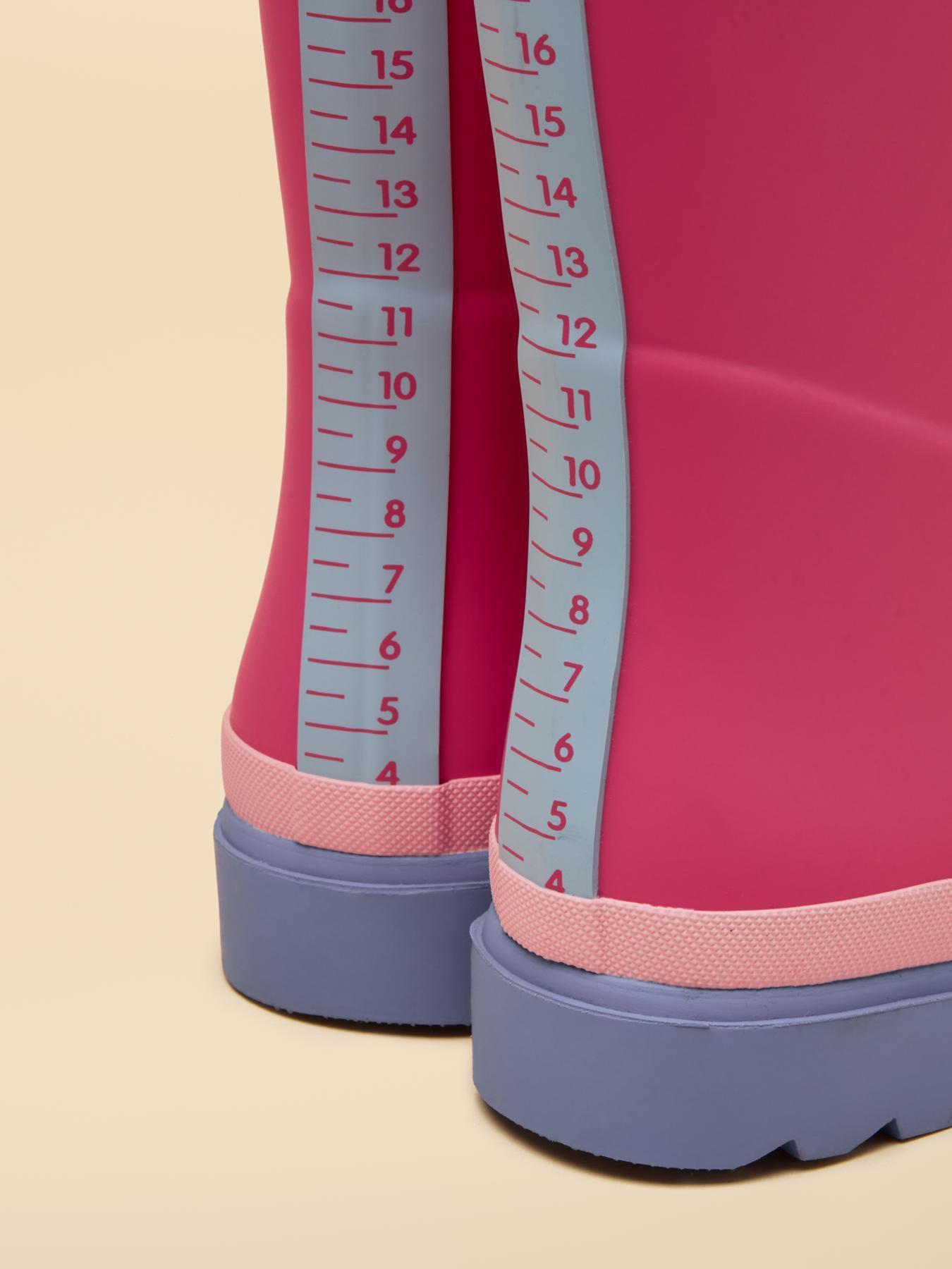 Image 6 of 6 of Joules Girls Colourblock Wellies - Pink