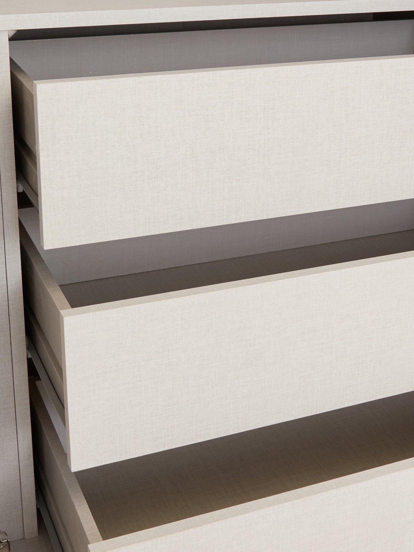 Image 6 of 7 of The Very Collection Prague Gloss 4 Door Wardrobe - FSC&reg; Certified