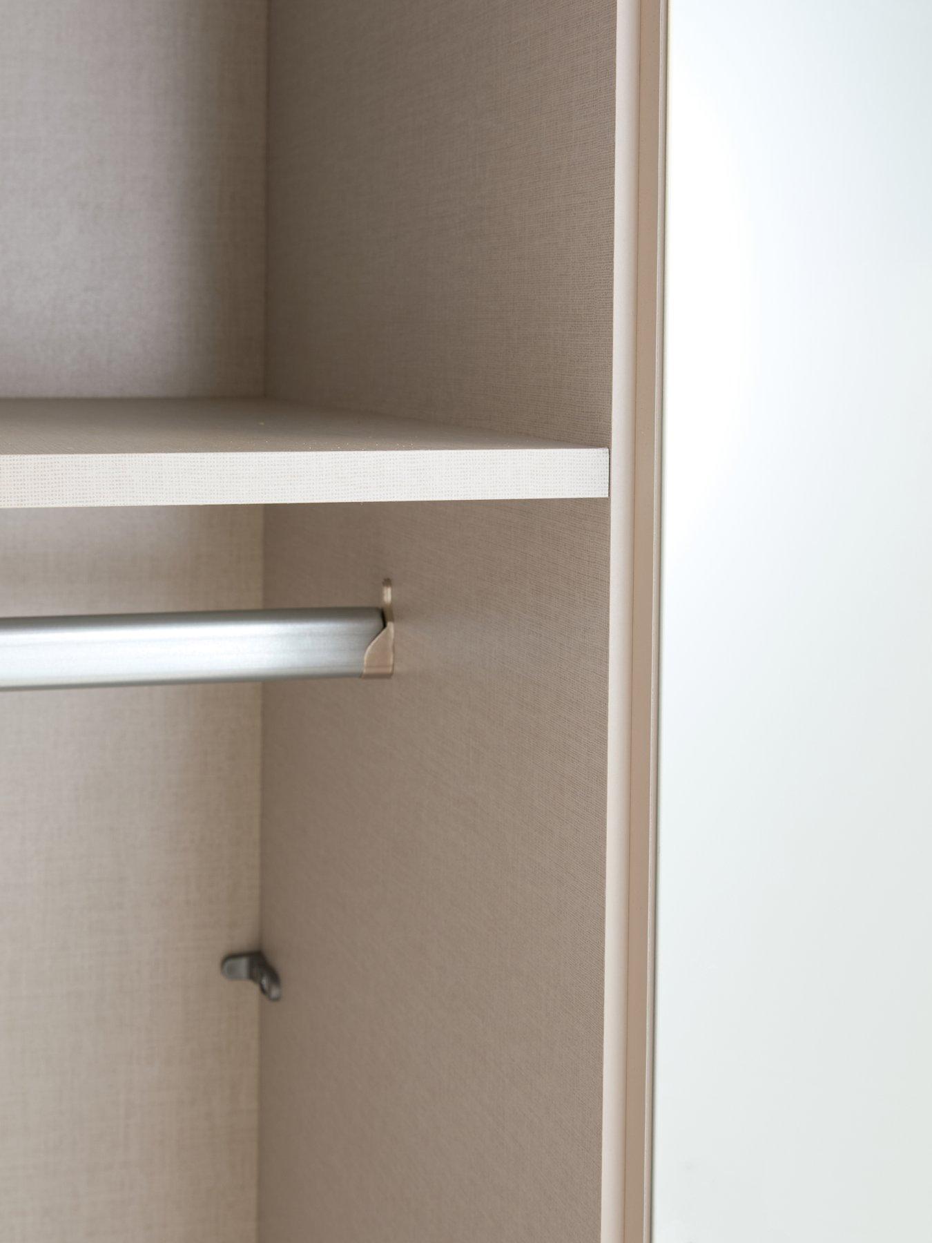 Image 7 of 7 of The Very Collection Prague Gloss 4 Door Wardrobe - FSC&reg; Certified