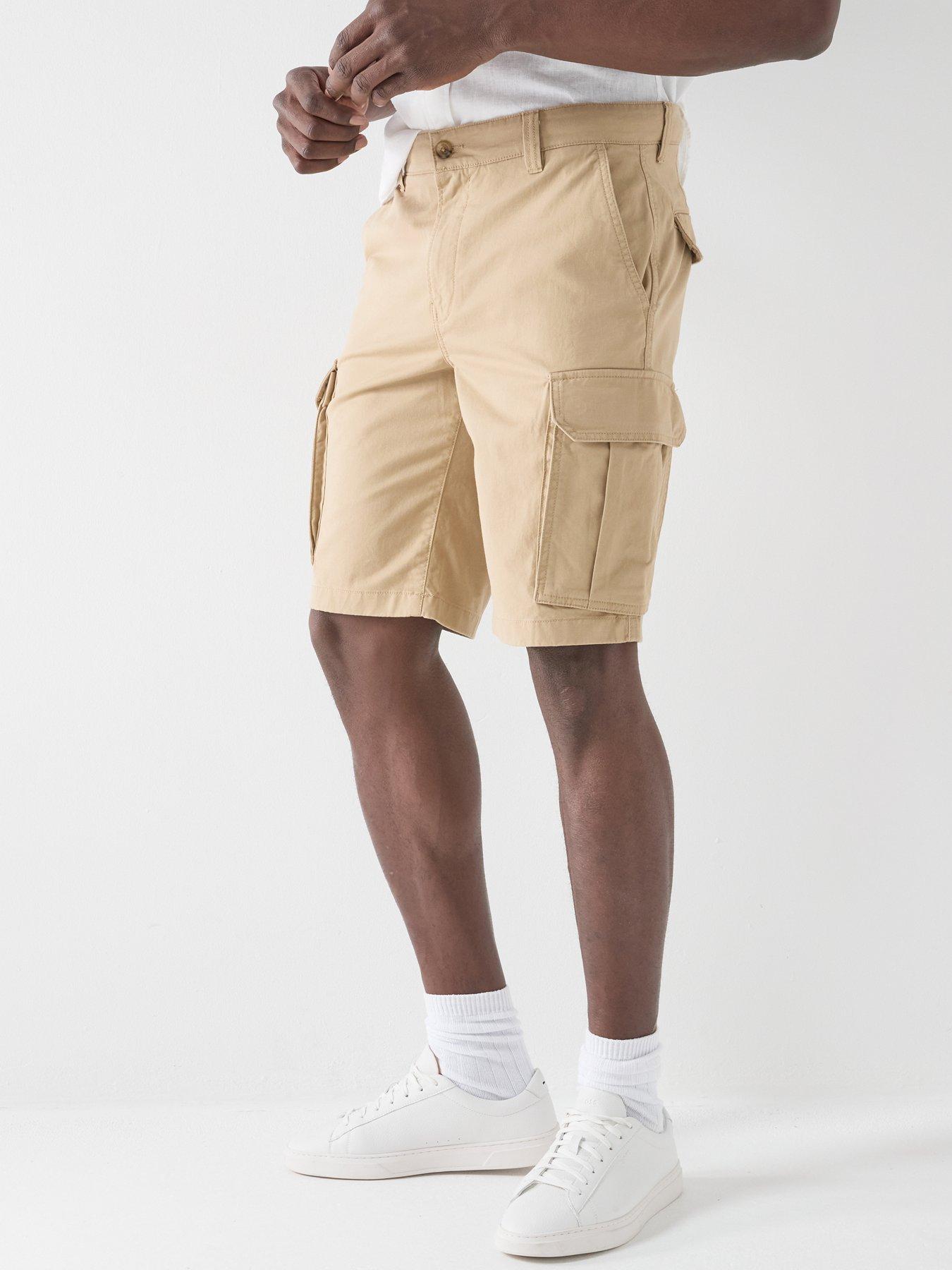 image of gant-regular-classic-cargo-shorts-beige