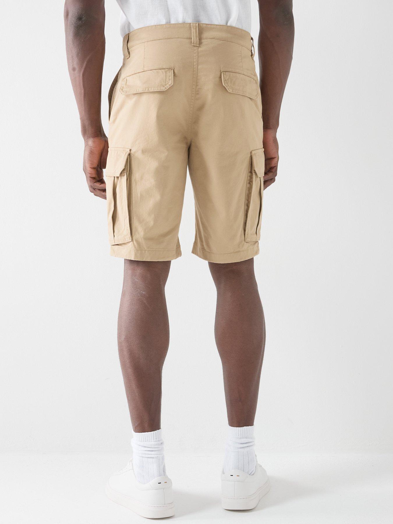  image of gant-regular-classic-cargo-shorts-beige