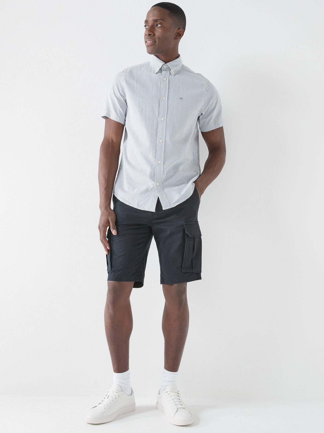  image of gant-regular-classic-cargo-shorts-black