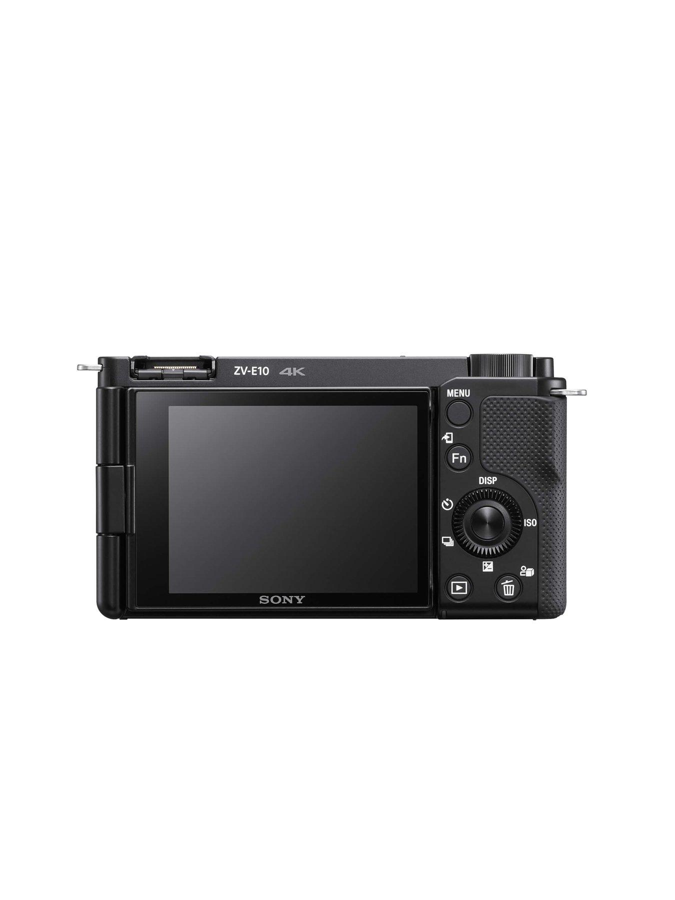 Image 3 of 7 of Sony Alpha ZV-E10 Compact System Vlogging Camera with 16-50mm Power Zoom Lens, 4K Ultra HD, 24.2MP, Wi-Fi, Bluetooth, 3&rdquo; Vari-Angle Touch Screen -&nbsp;Black