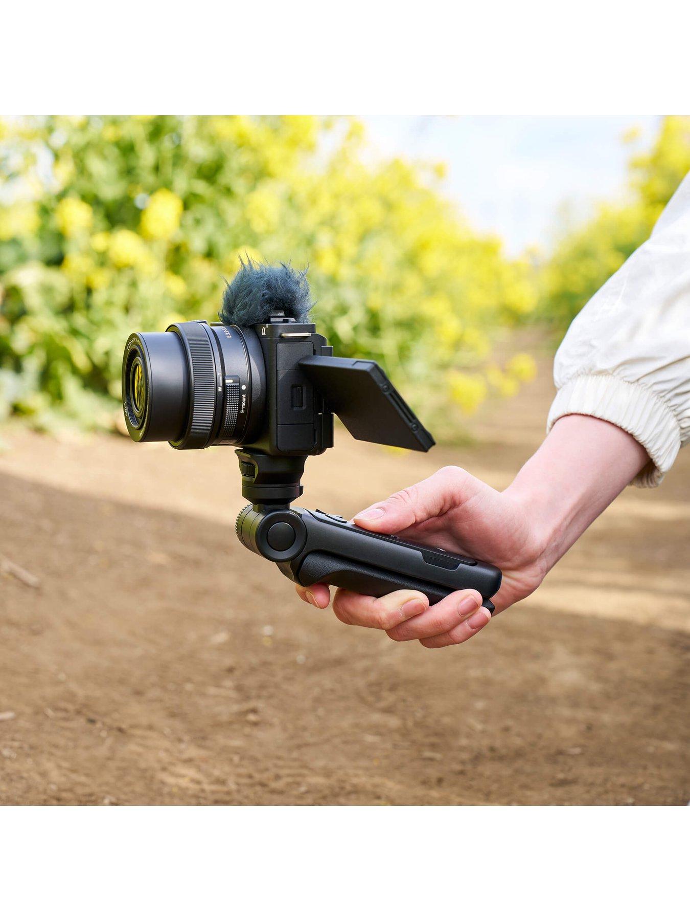 Image 5 of 7 of Sony Alpha ZV-E10 Compact System Vlogging Camera with 16-50mm Power Zoom Lens, 4K Ultra HD, 24.2MP, Wi-Fi, Bluetooth, 3&rdquo; Vari-Angle Touch Screen -&nbsp;Black