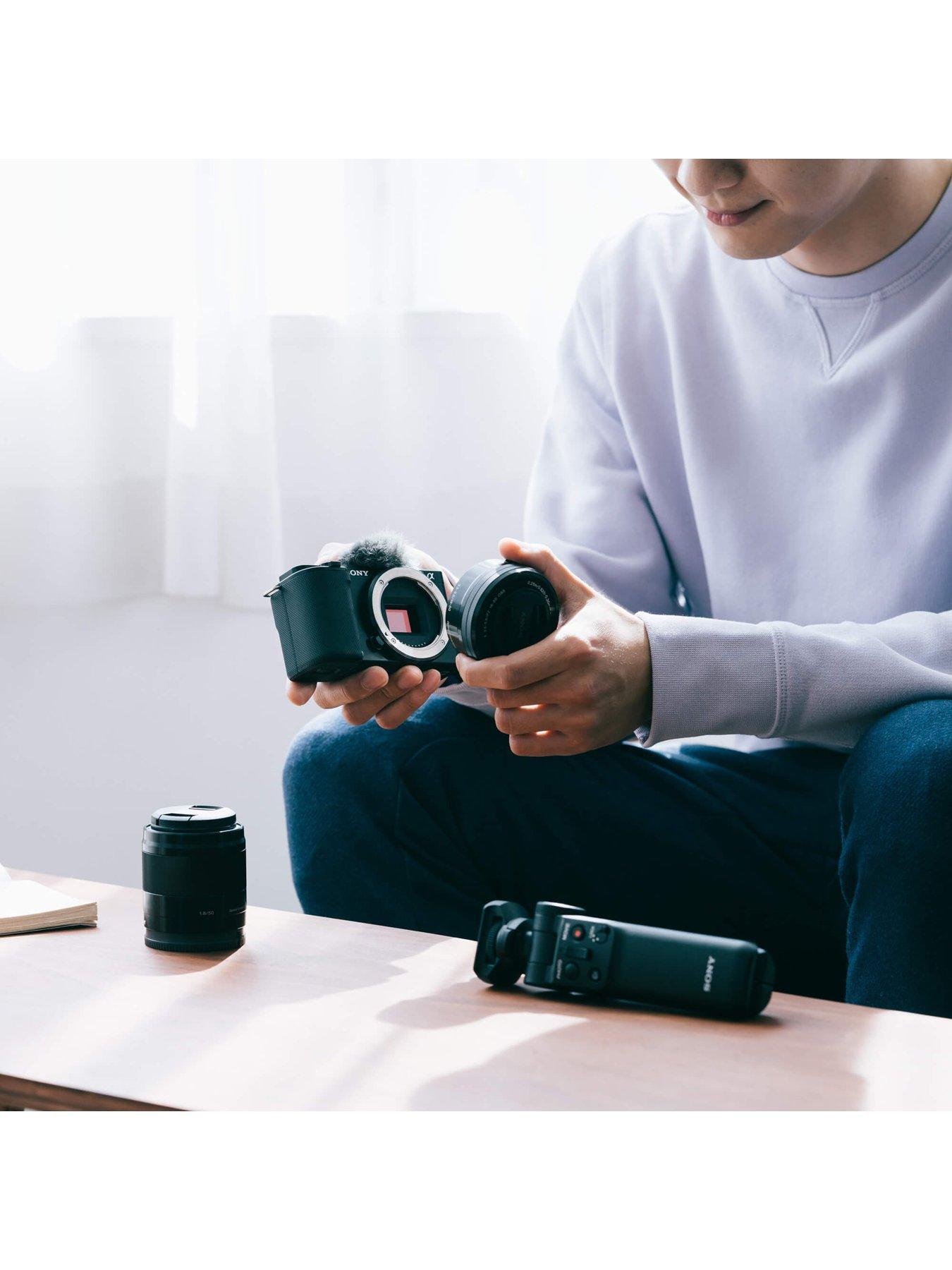Image 6 of 7 of Sony Alpha ZV-E10 Compact System Vlogging Camera with 16-50mm Power Zoom Lens, 4K Ultra HD, 24.2MP, Wi-Fi, Bluetooth, 3&rdquo; Vari-Angle Touch Screen -&nbsp;Black