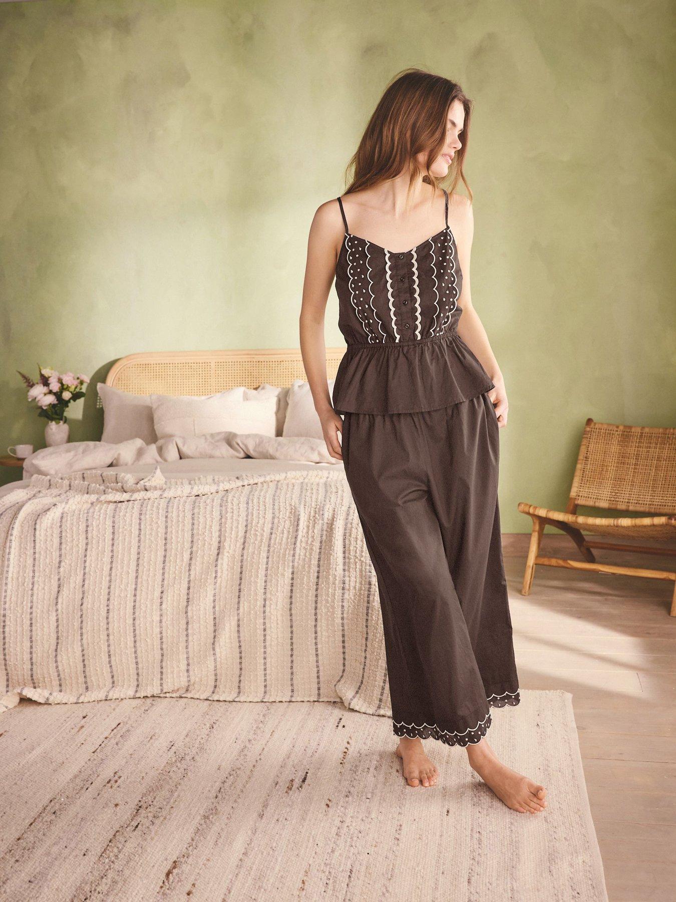 B By Ted Baker Scallop Pj Cami Set - Brown