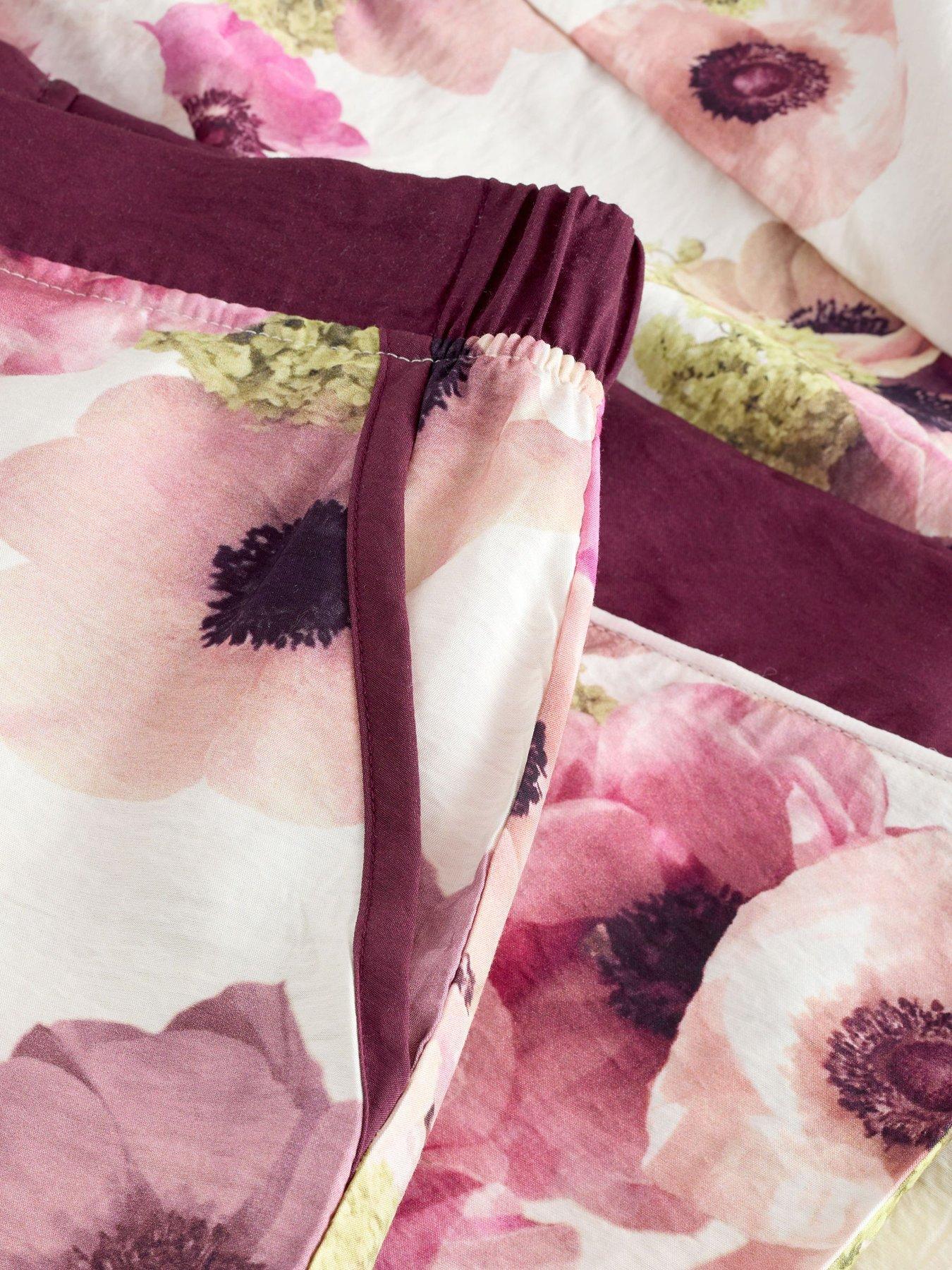 Image 6 of 7 of B By Ted Baker Satin Floral Print Trouser Cami Pj Set - Multi