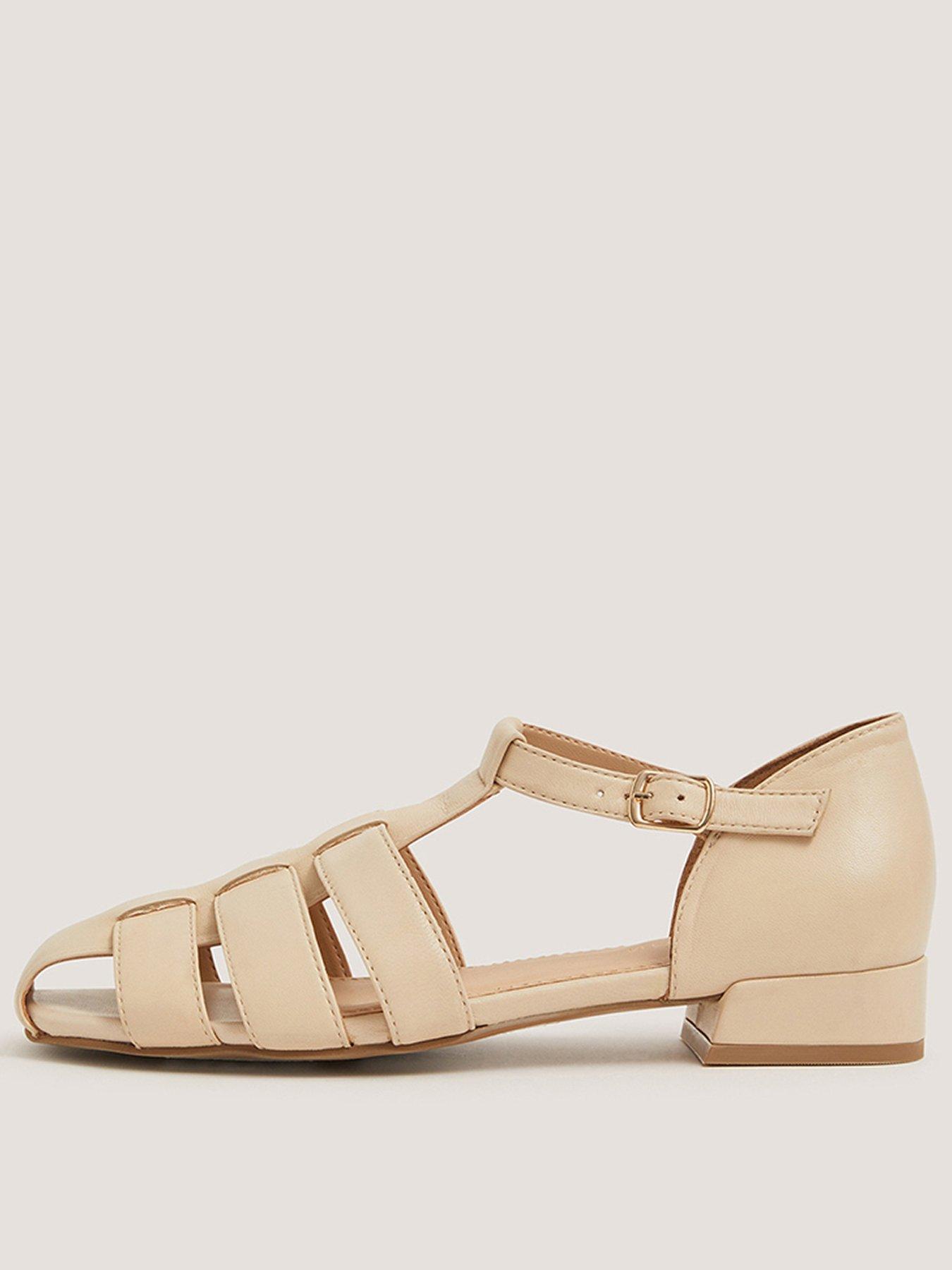 Monsoon Bobbi Fisherman Sandal - Cream