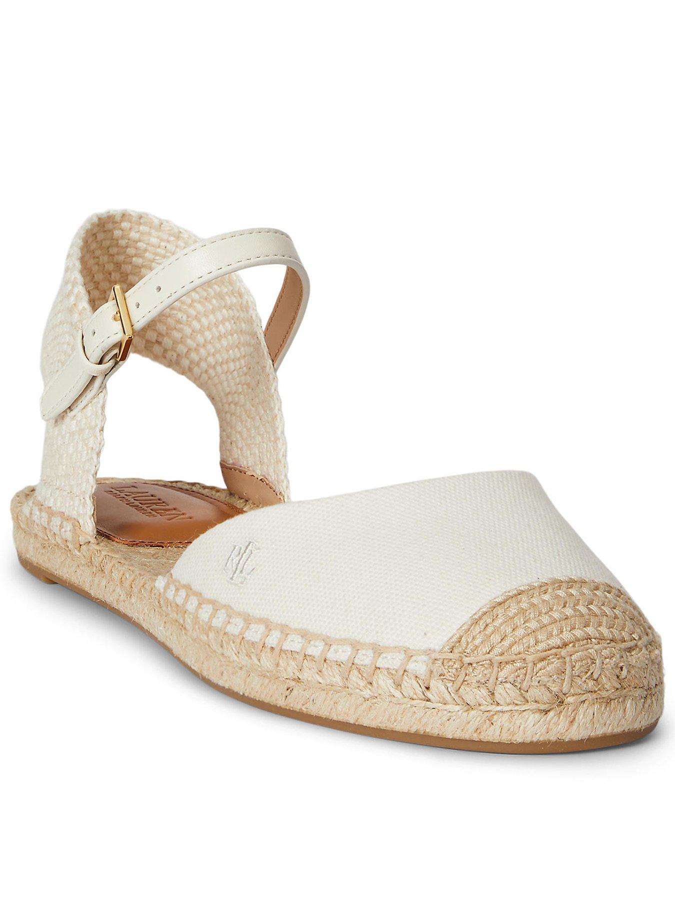 Lauren by Ralph Lauren Robby Flat Espadrilles - White