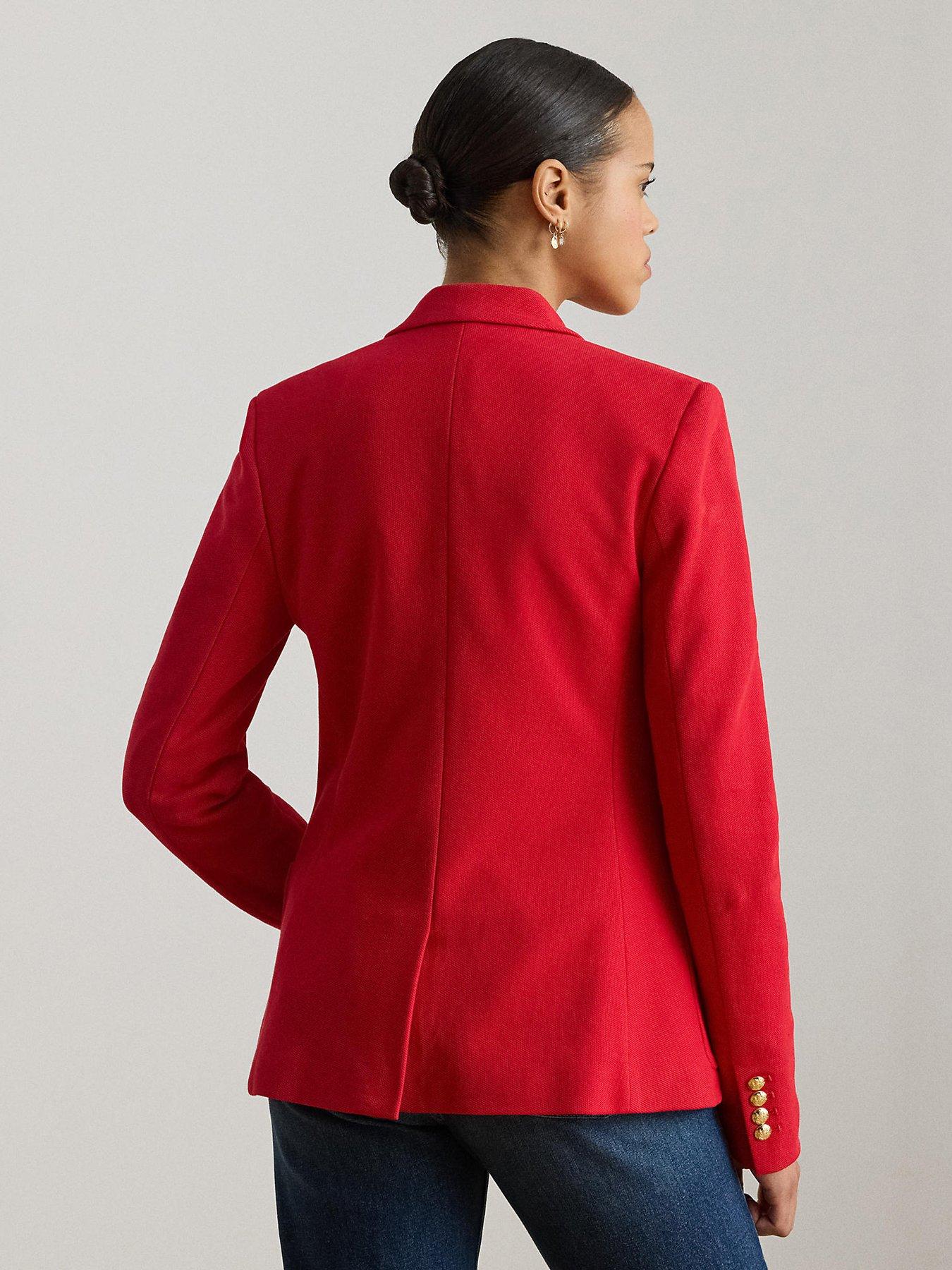 Image 2 of 4 of Ralph Lauren Anfisa-Lined-Jacket - Red