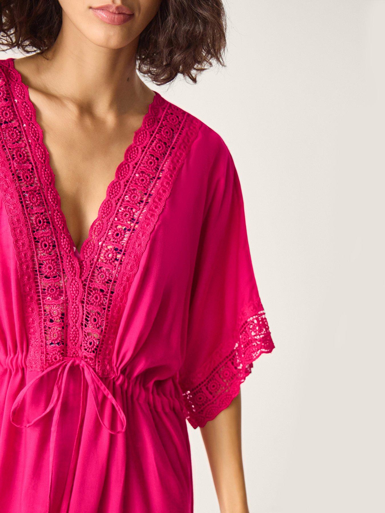Image 4 of 5 of Monsoon Cali Crochet Cover Up