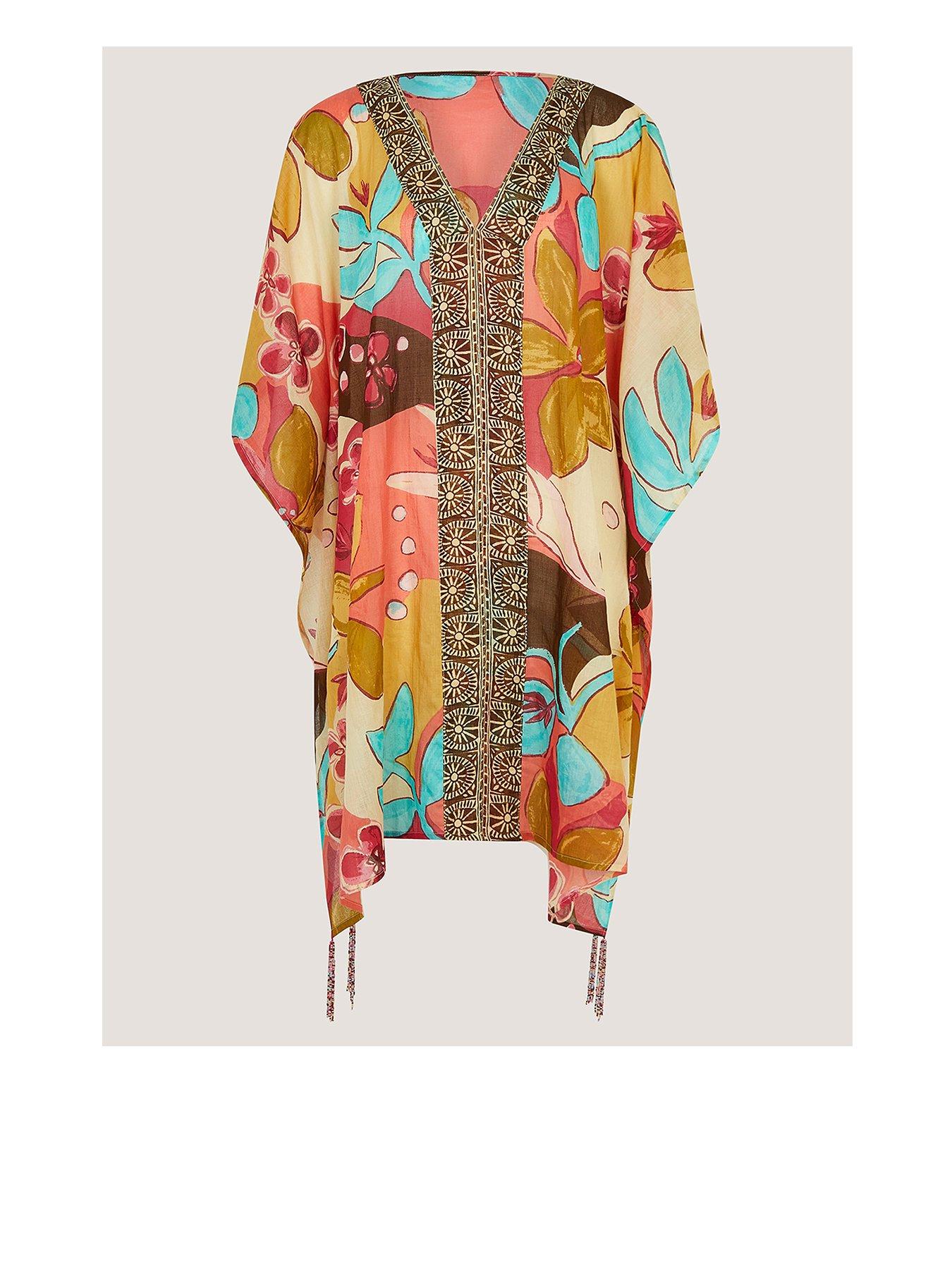 Monsoon Iris Floral Cover Up