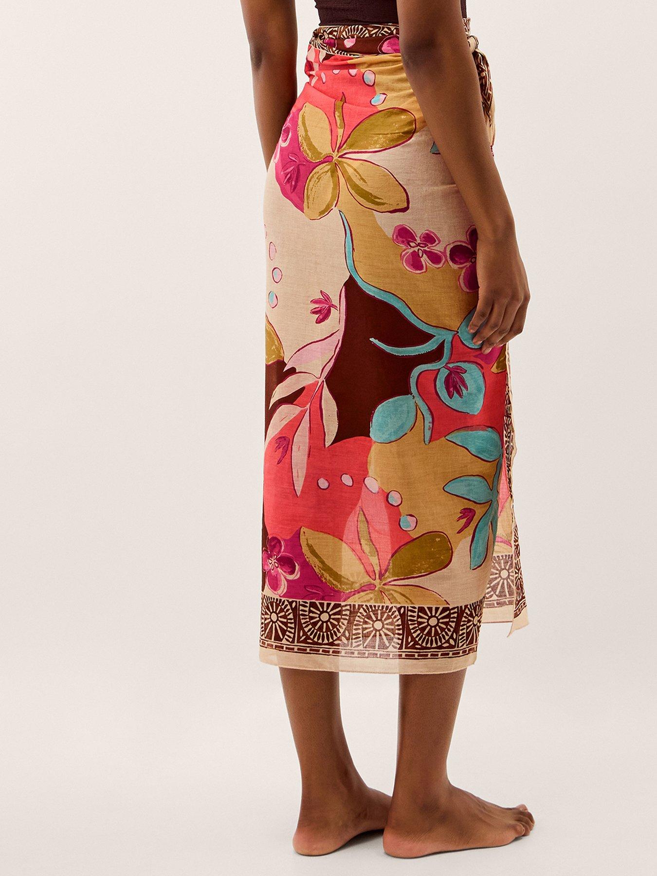  image of monsoon-iris-floral-sarong