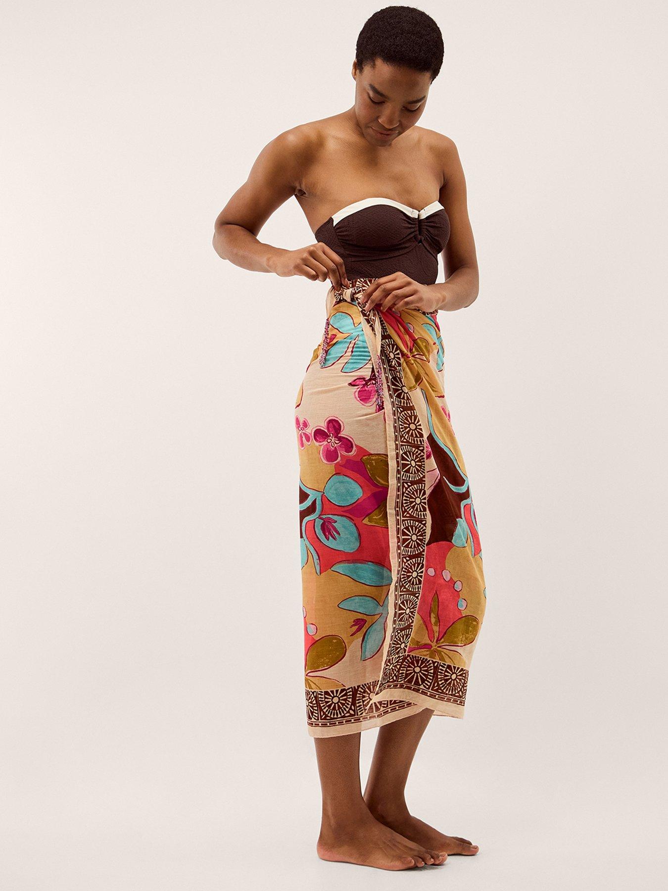  image of monsoon-iris-floral-sarong