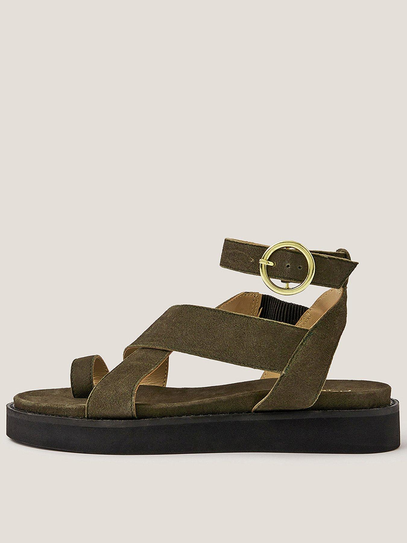 Image 1 of 3 of Monsoon Ivy Suede Sandal