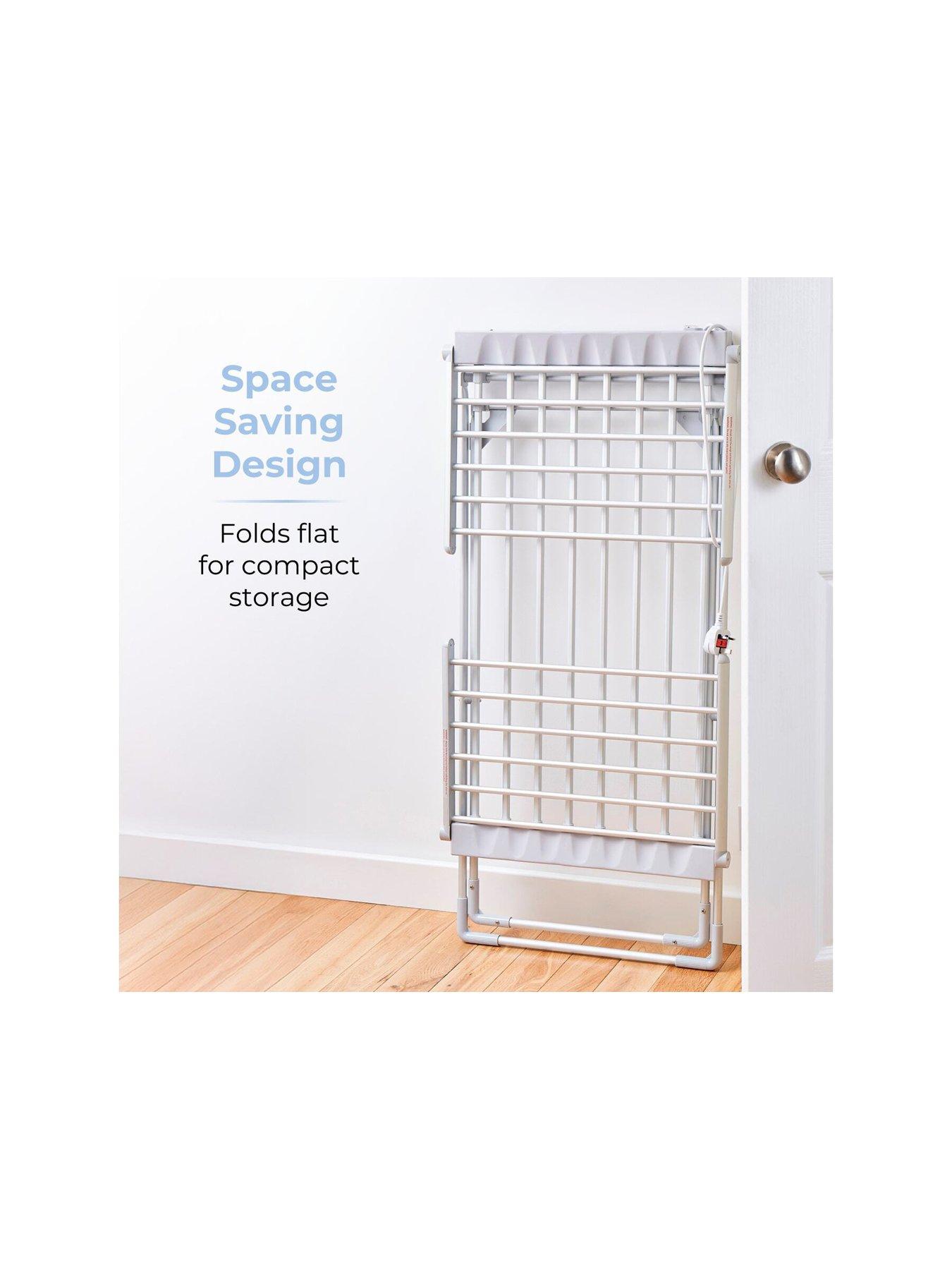  image of tower-heated-winged-clothes-airer-with-cover