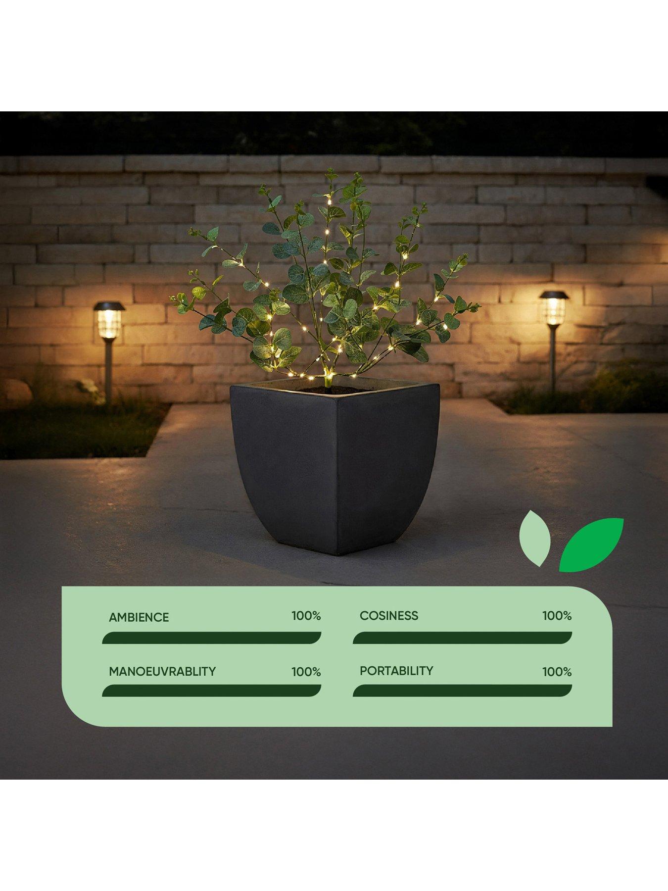 Image 6 of 7 of Streetwize Solar Eucalyptus Tree Lights