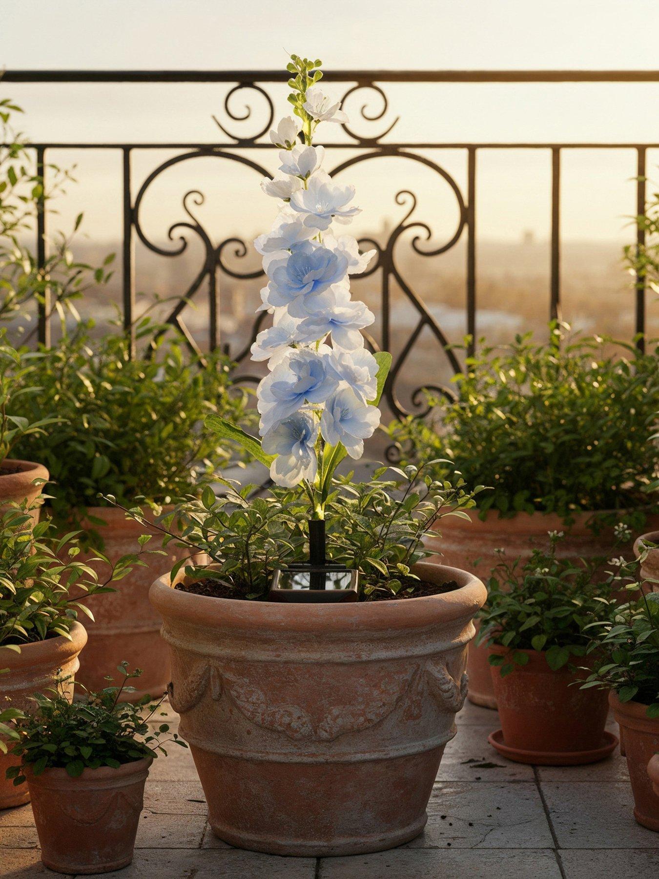 Image 1 of 7 of Streetwize Solar Delphinium Flowers Lights