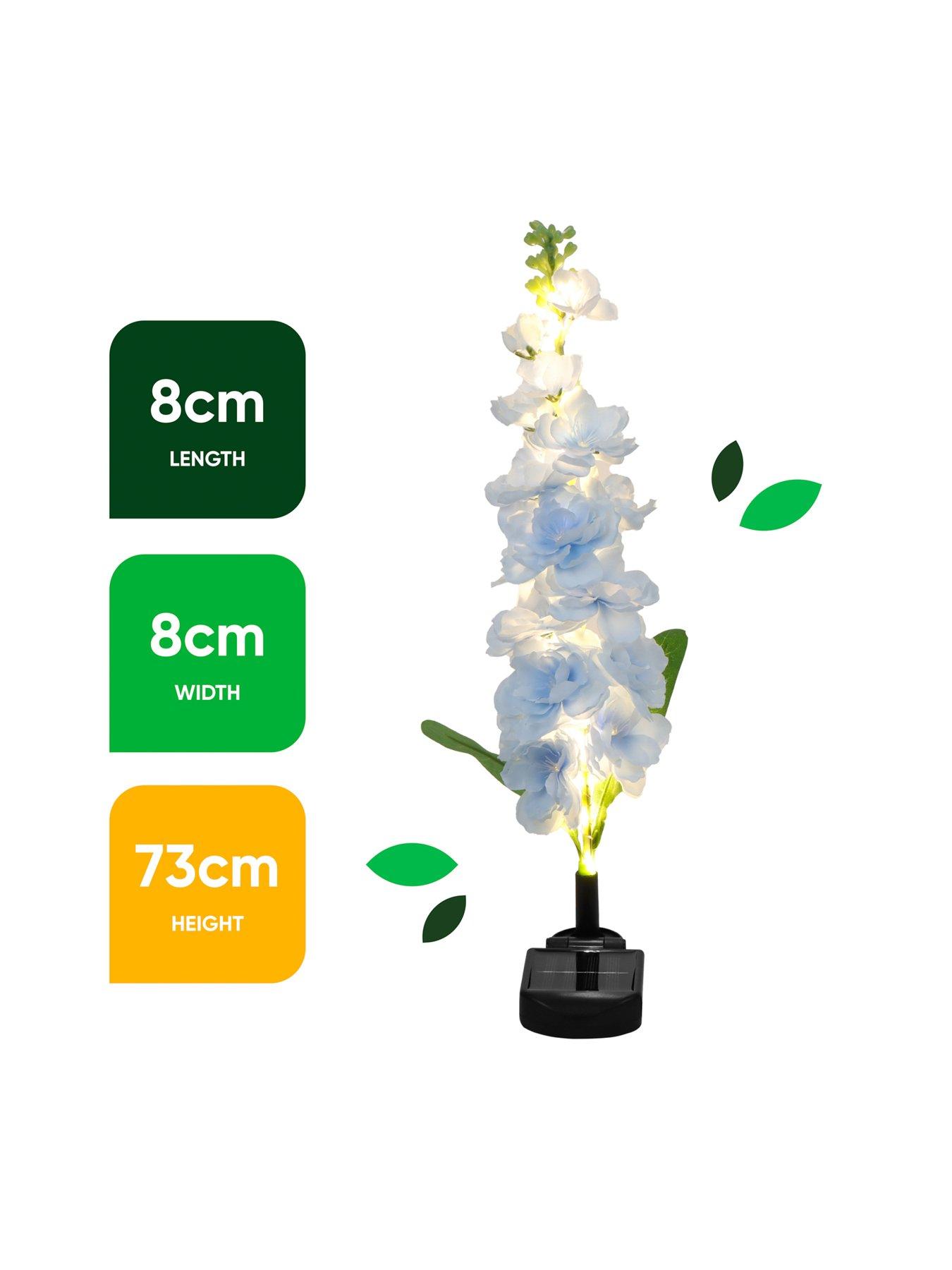 Image 3 of 7 of Streetwize Solar Delphinium Flowers Lights