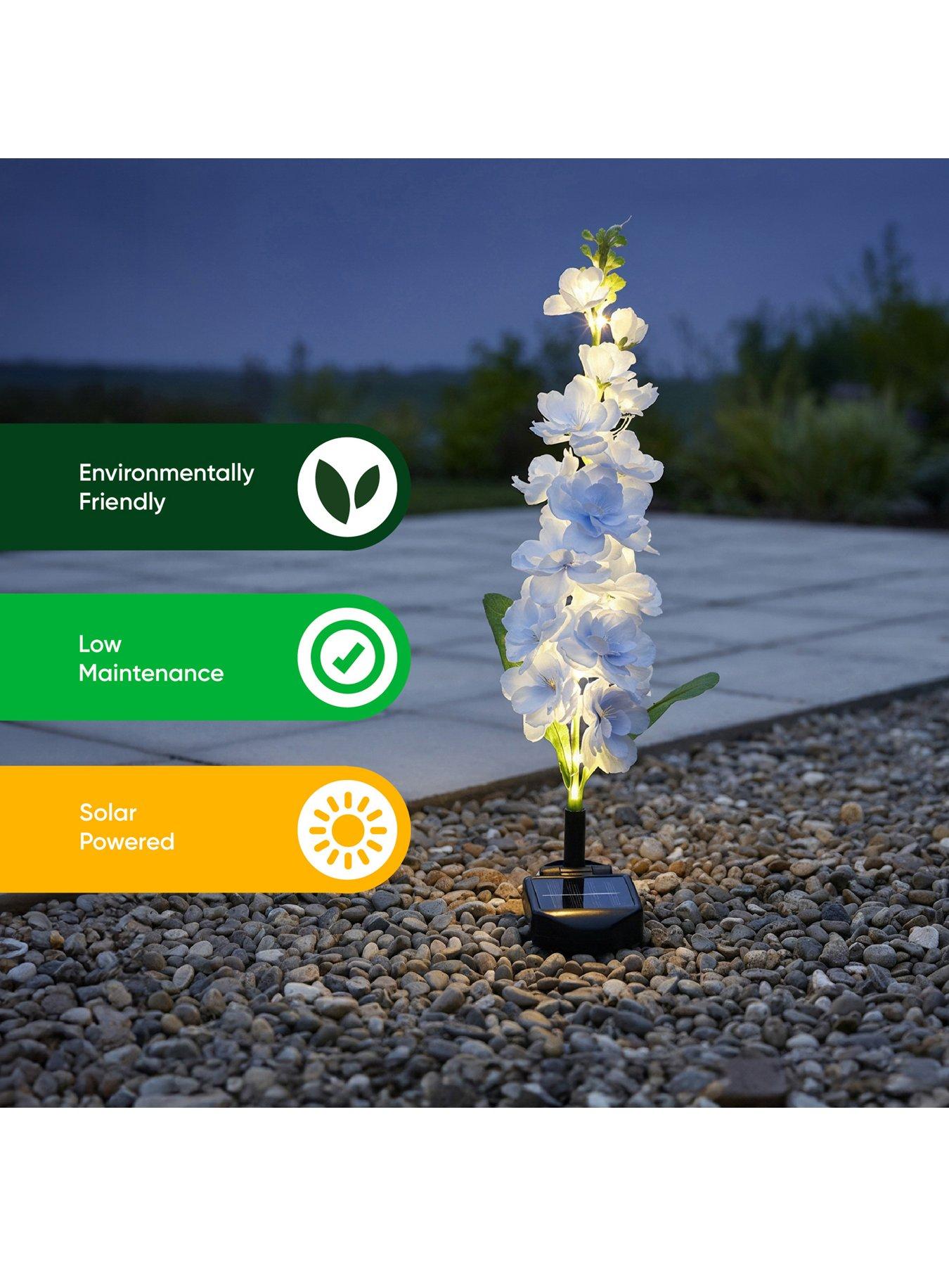 Image 7 of 7 of Streetwize Solar Delphinium Flowers Lights