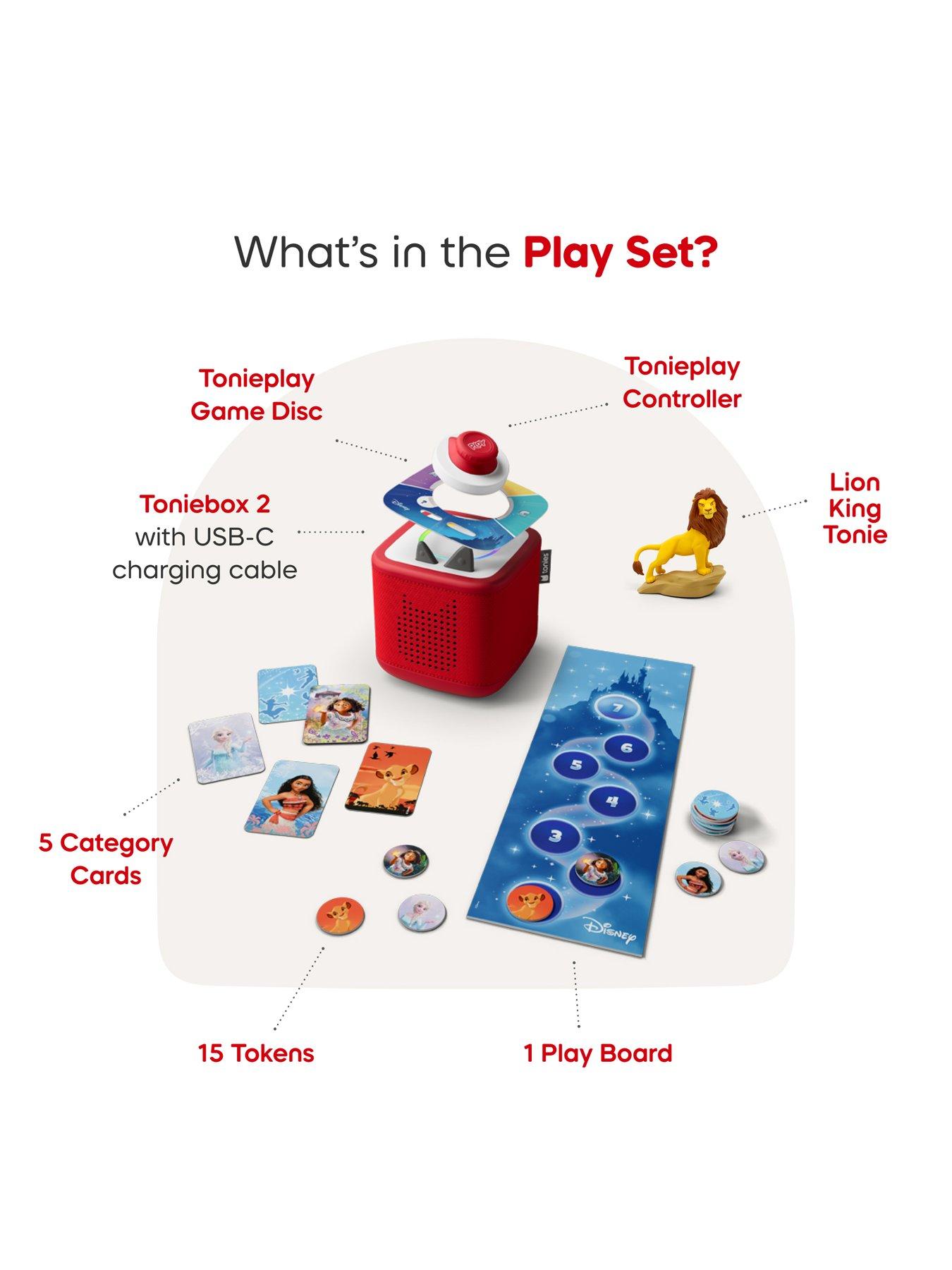 Image 3 of 7 of Tonies Toniebox 2 Sunset Red Tonieplay Set - Lion King
