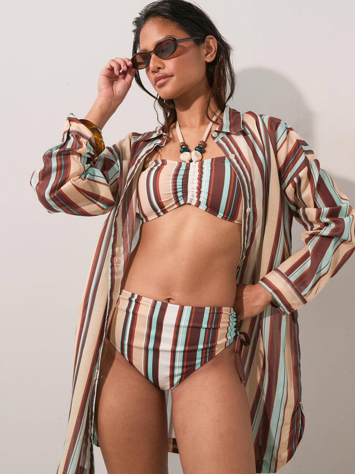 The Very Collection Stripe Beach Shirt - Multi