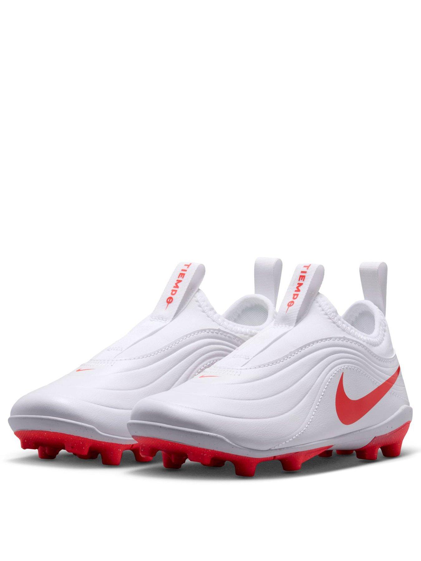 Image 2 of 7 of Nike Little Kids' Tiempo Maestro Flex Multi Ground Football Boots - White