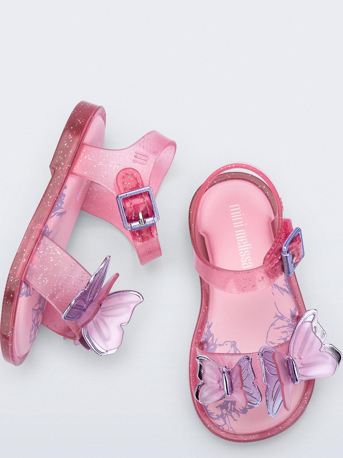 Image 4 of 4 of Mini Melissa Fly Sandal III - Pink
