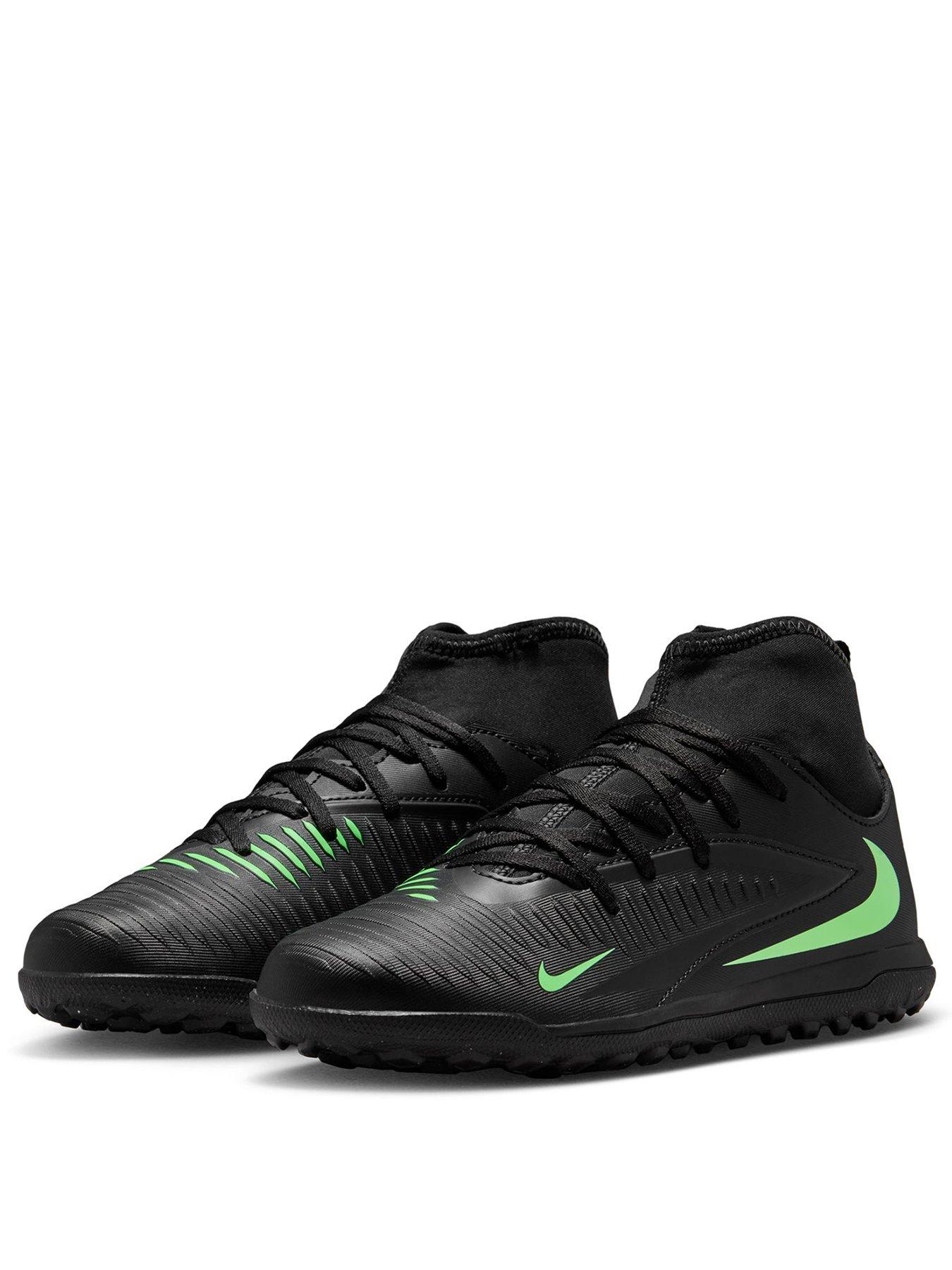 Image 2 of 7 of Nike Junior Phantom 6 High Club Astro Turf Football Boots - Black