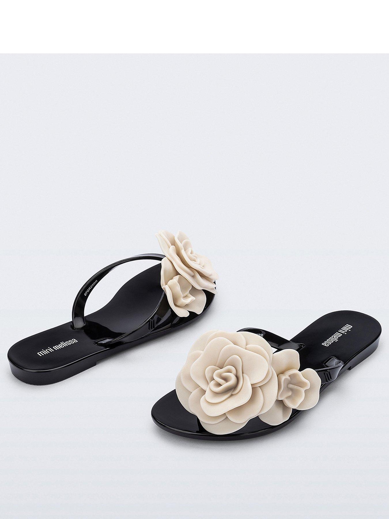 image of mini-melissa-harmonic-petals-jelly-sandals-multi