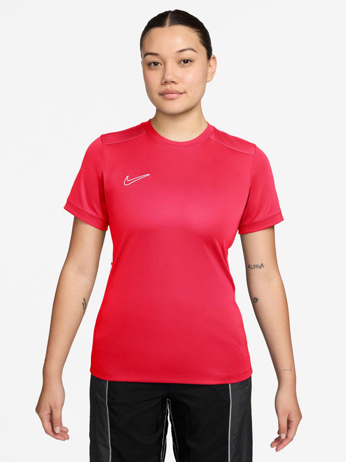 Nike Womens Nike Dri-fit Academy25 Short Sleeve Top - White