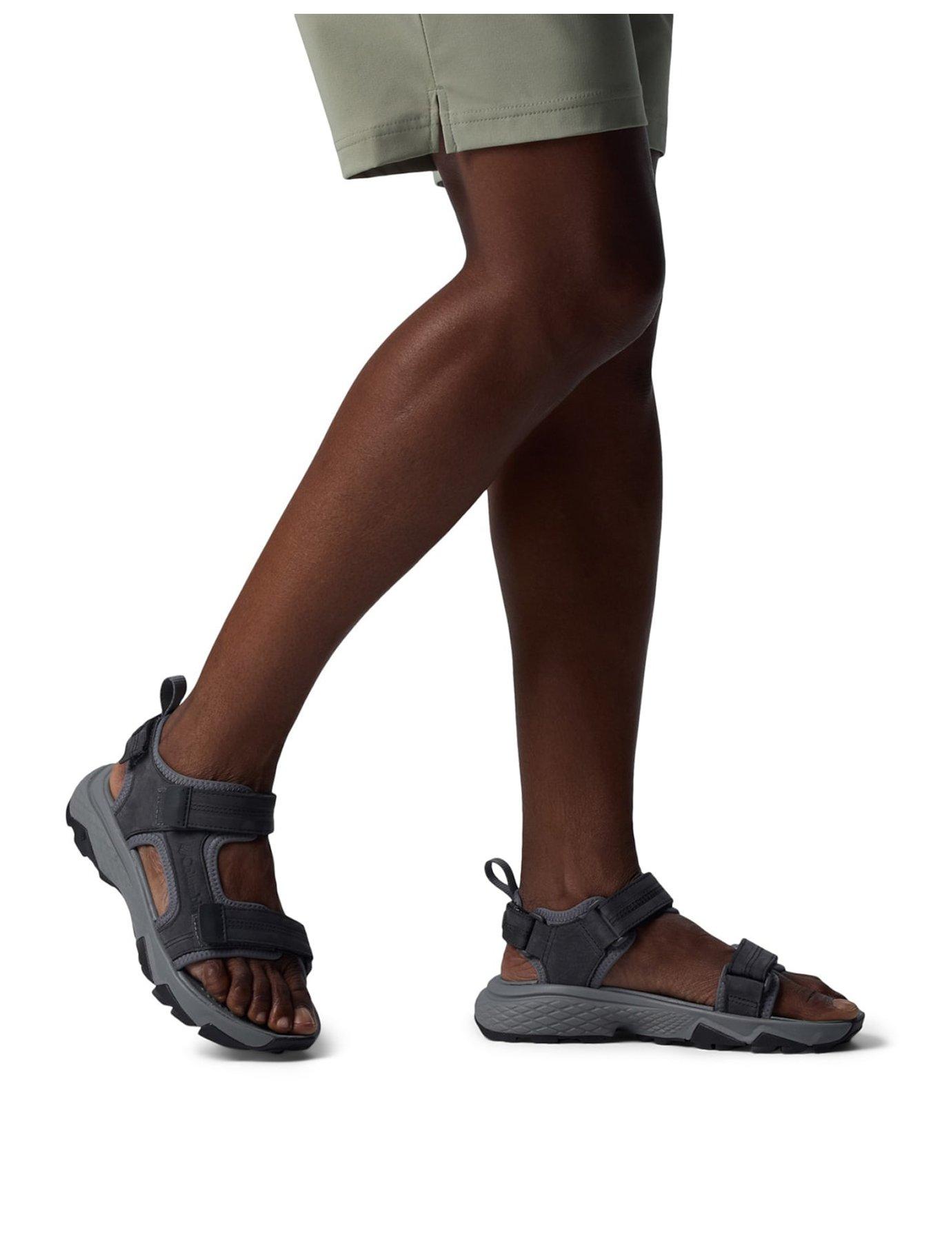 stillFront image of columbia-peakfreak-rush-sandal-black