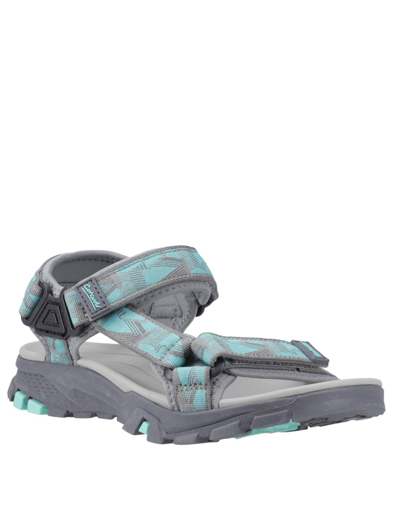  image of cotswold-womens-stanton-walking-sandals-grey