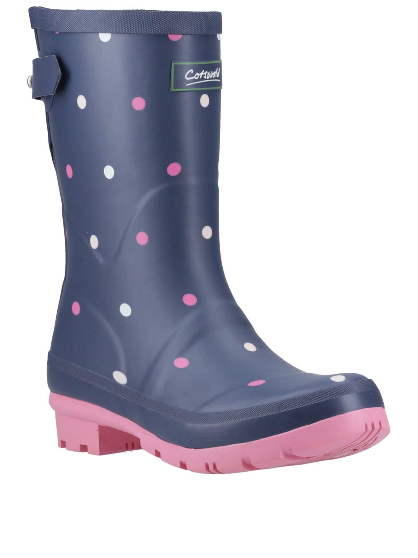 stillFront image of cotswold-womens-clarence-wellingtons-navy