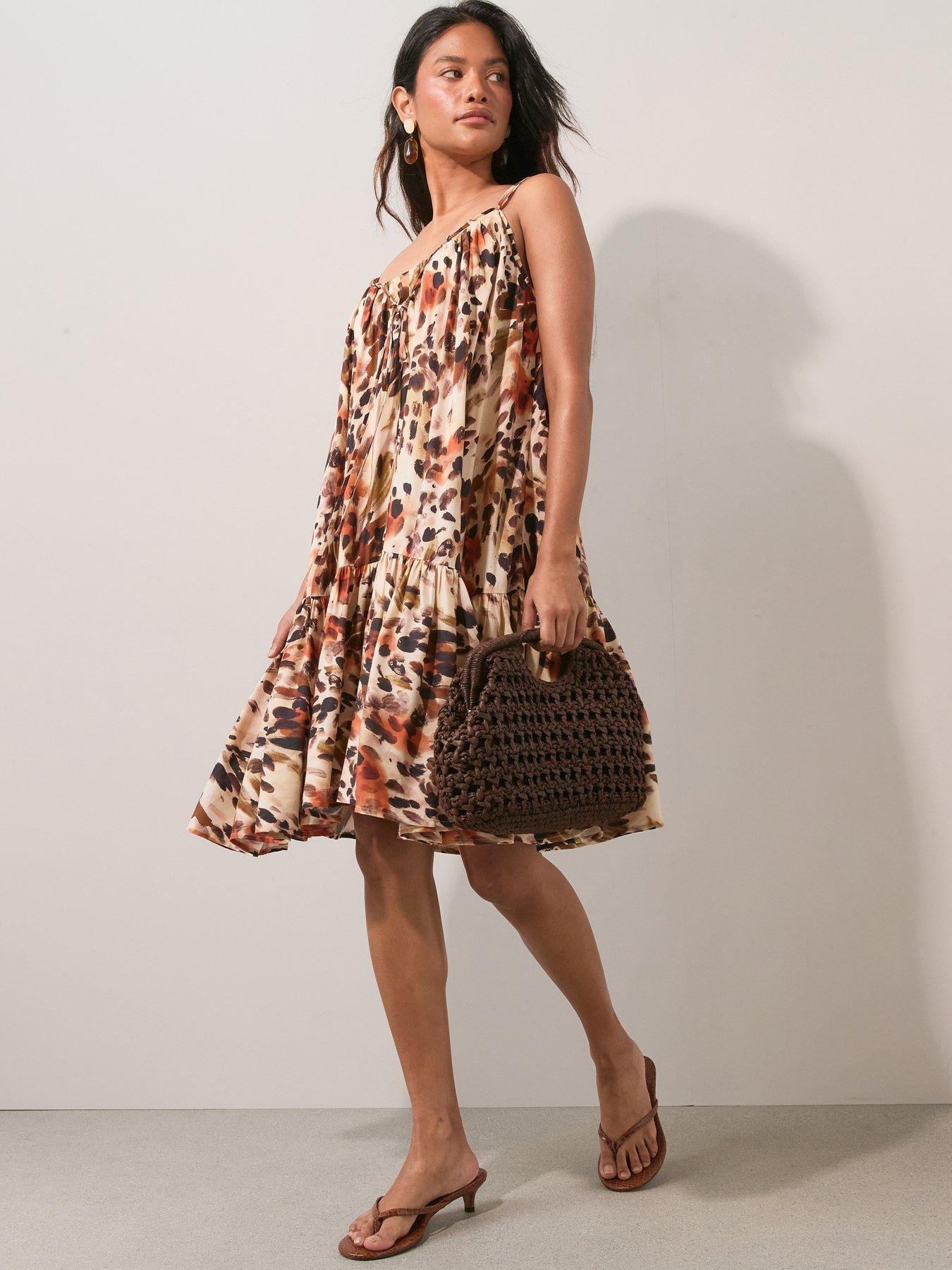 The Very Collection Tiered Mini Beach Dress