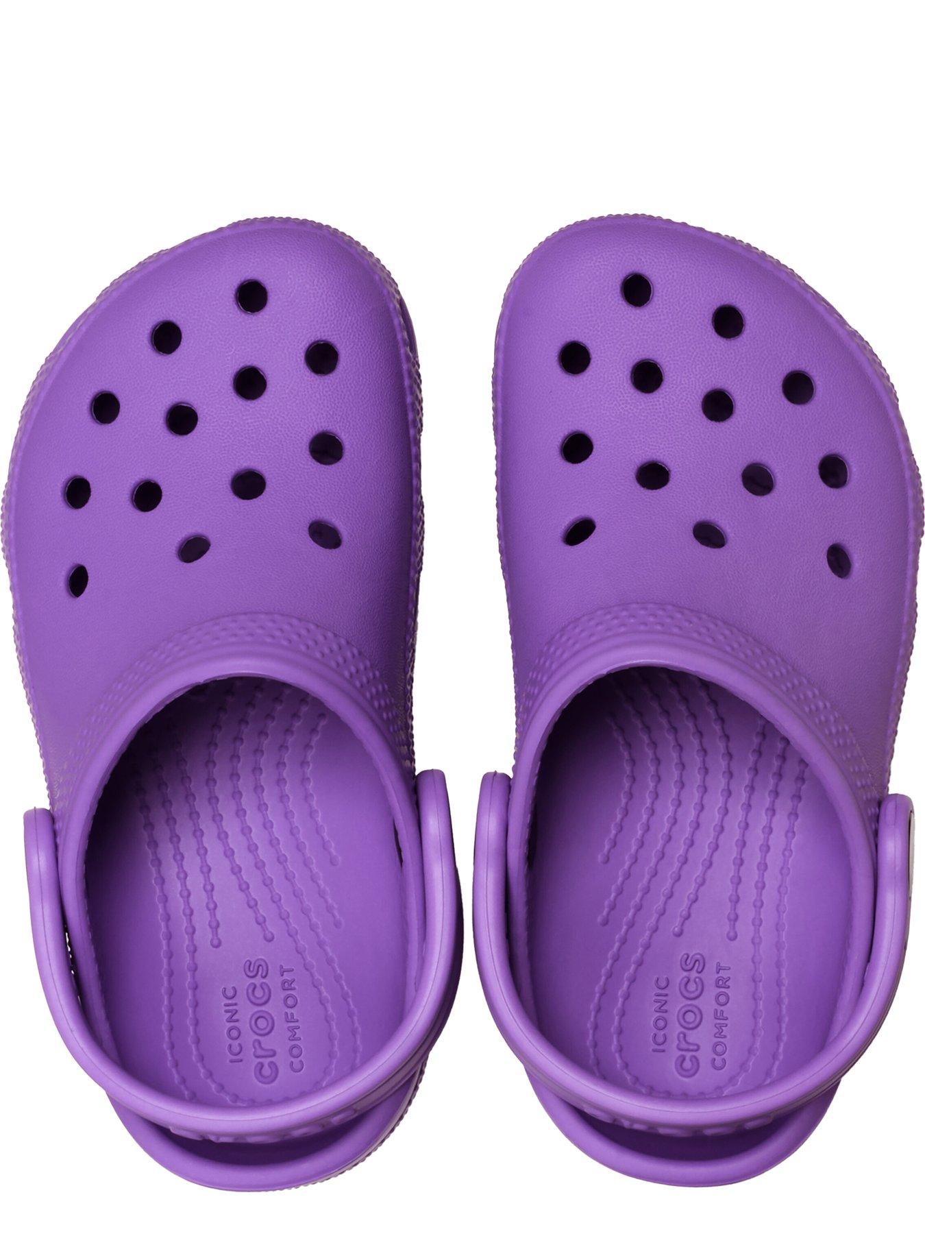  image of crocs-kids-classic-clog-purple