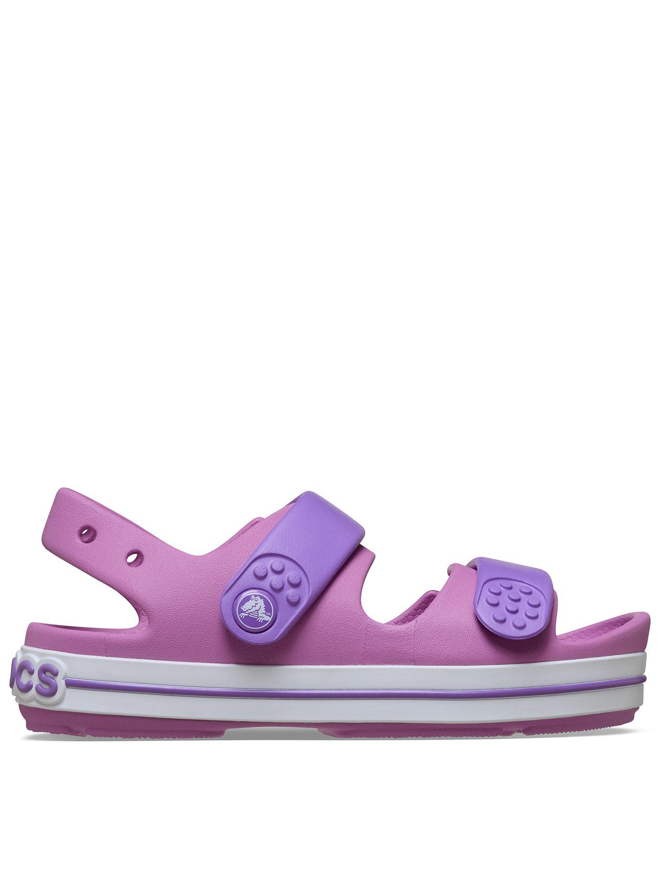 Crocs Toddler Crocband Cruiser Sandal - Pink/purple