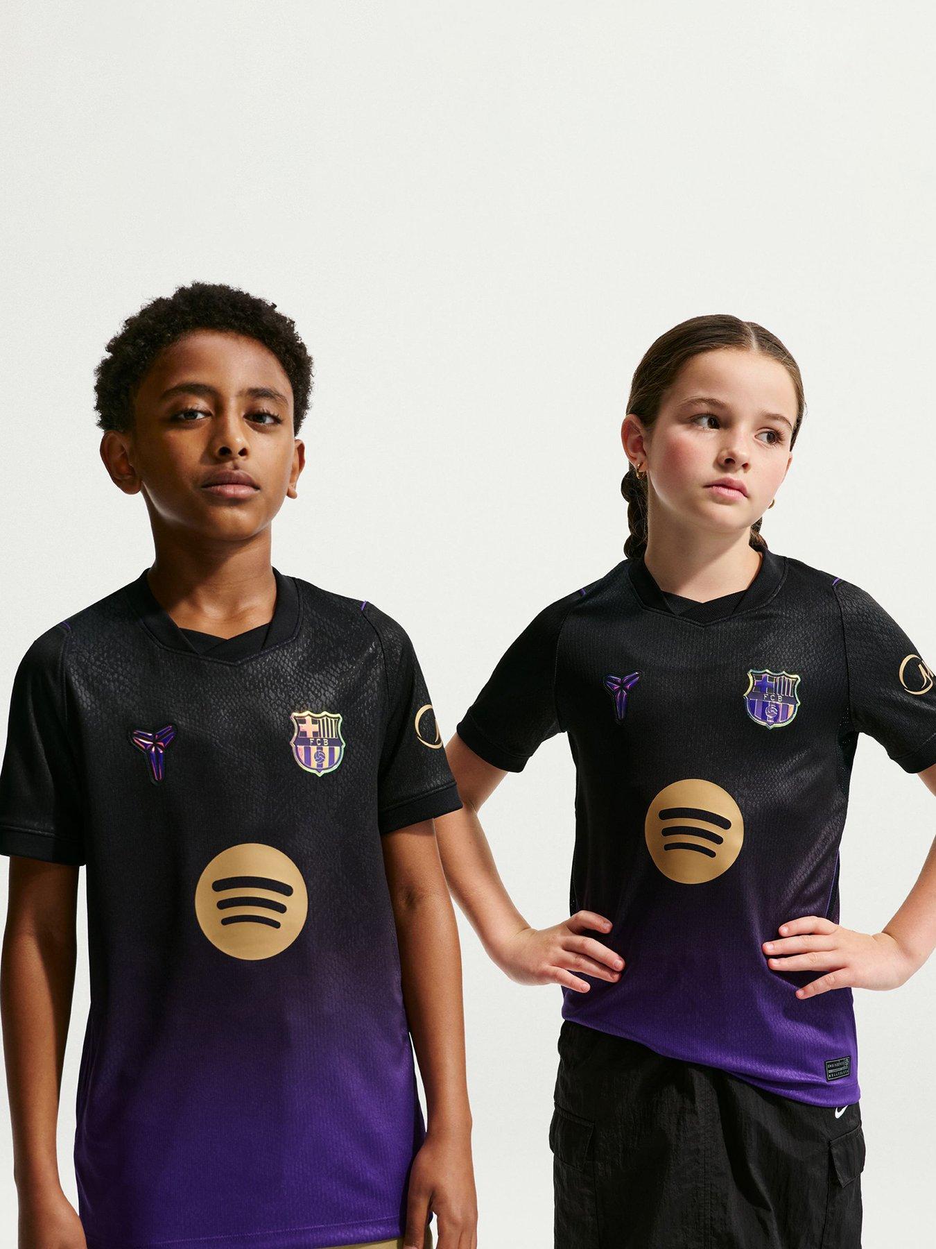 Nike Junior Fc Barcelona 26/27 Dri-fit Away Stadium Short Sleeve Replica Jersey