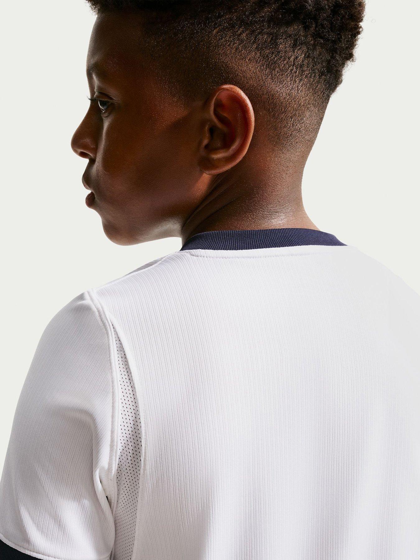 Image 2 of 7 of Nike Junior Psg 26/27 Dri-Fit Away Stadium Short Sleeve Replica Jersey - White