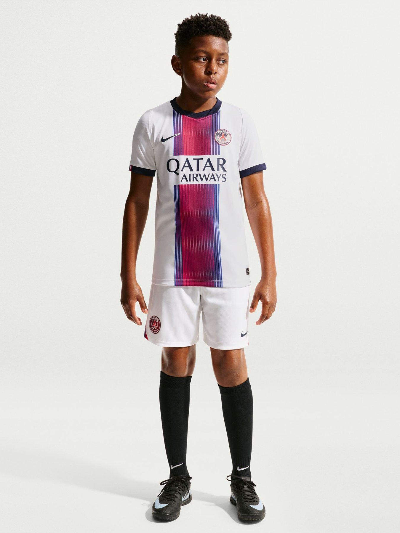 Image 3 of 7 of Nike Junior Psg 26/27 Dri-Fit Away Stadium Short Sleeve Replica Jersey - White