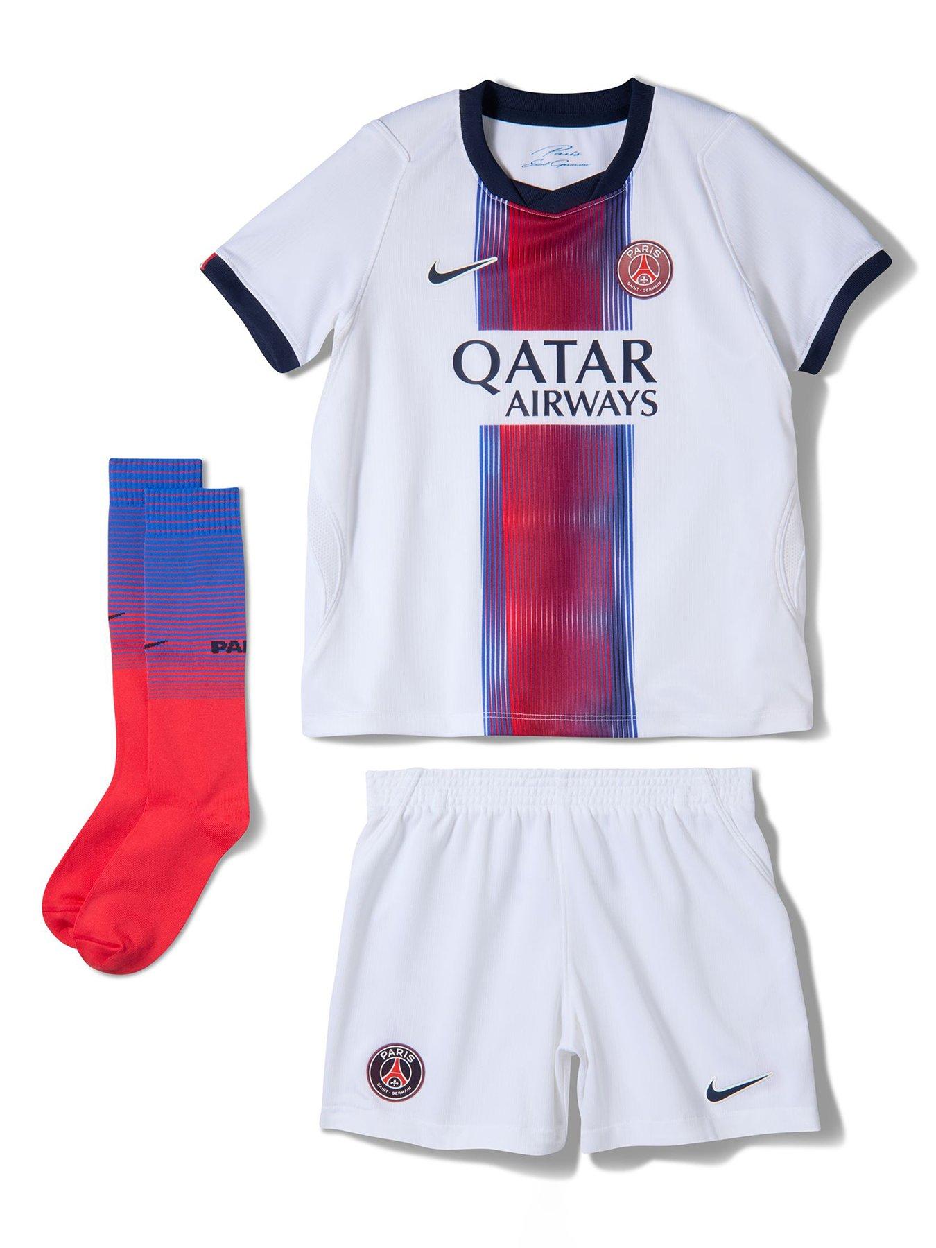 Nike Little Kids Psg 26/27 Dri-Fit Kit Stadium Away - White