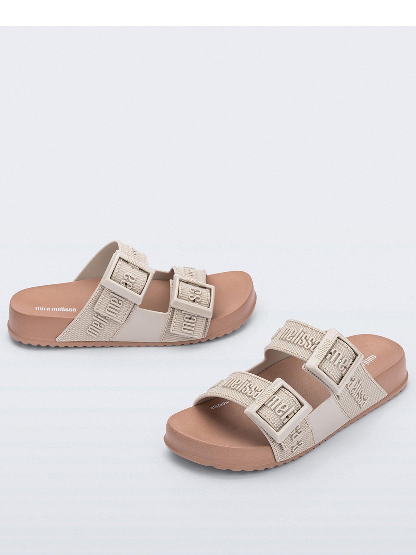stillFront image of mini-melissa-cozy-slide-sandal-nbsp--beige