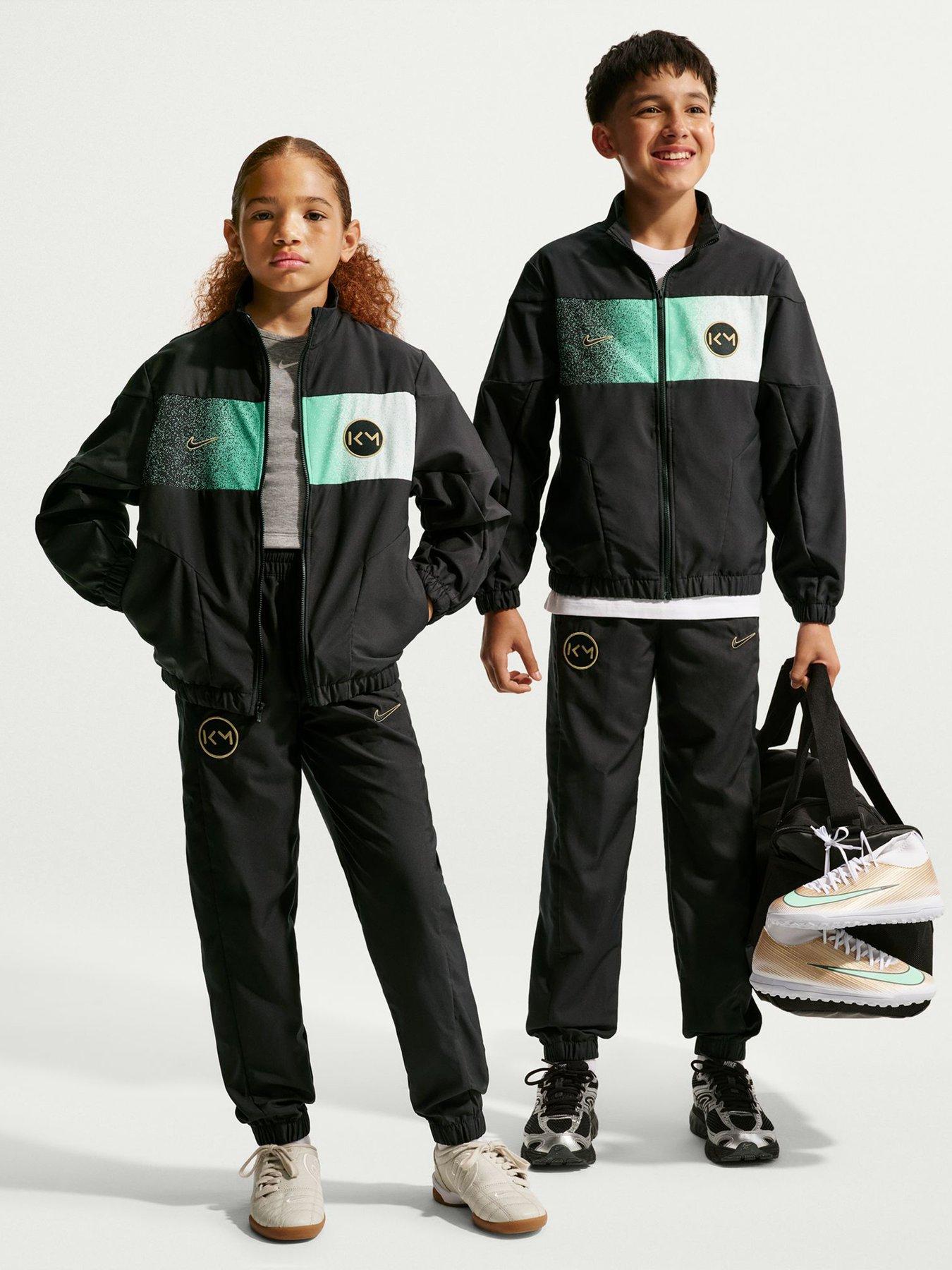 Image 1 of 7 of Nike Junior Mbappe Academy Tracksuit - Black